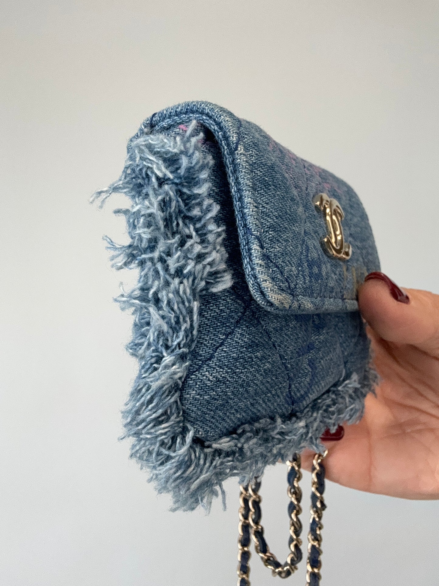 Chanel Matelasse Denim Mood Mini Shoulder Bag