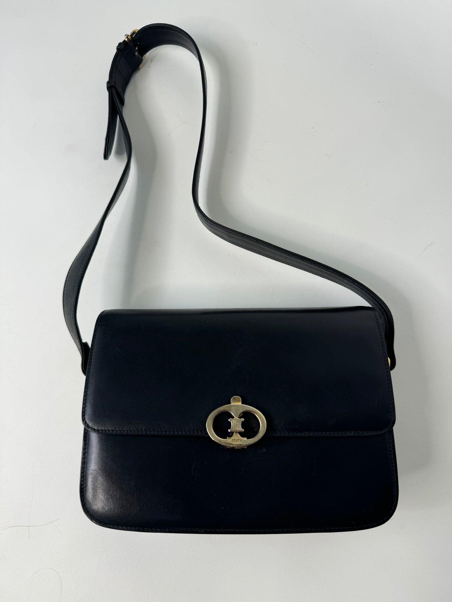 Celine Triomphe Vintage Shoulder Bag