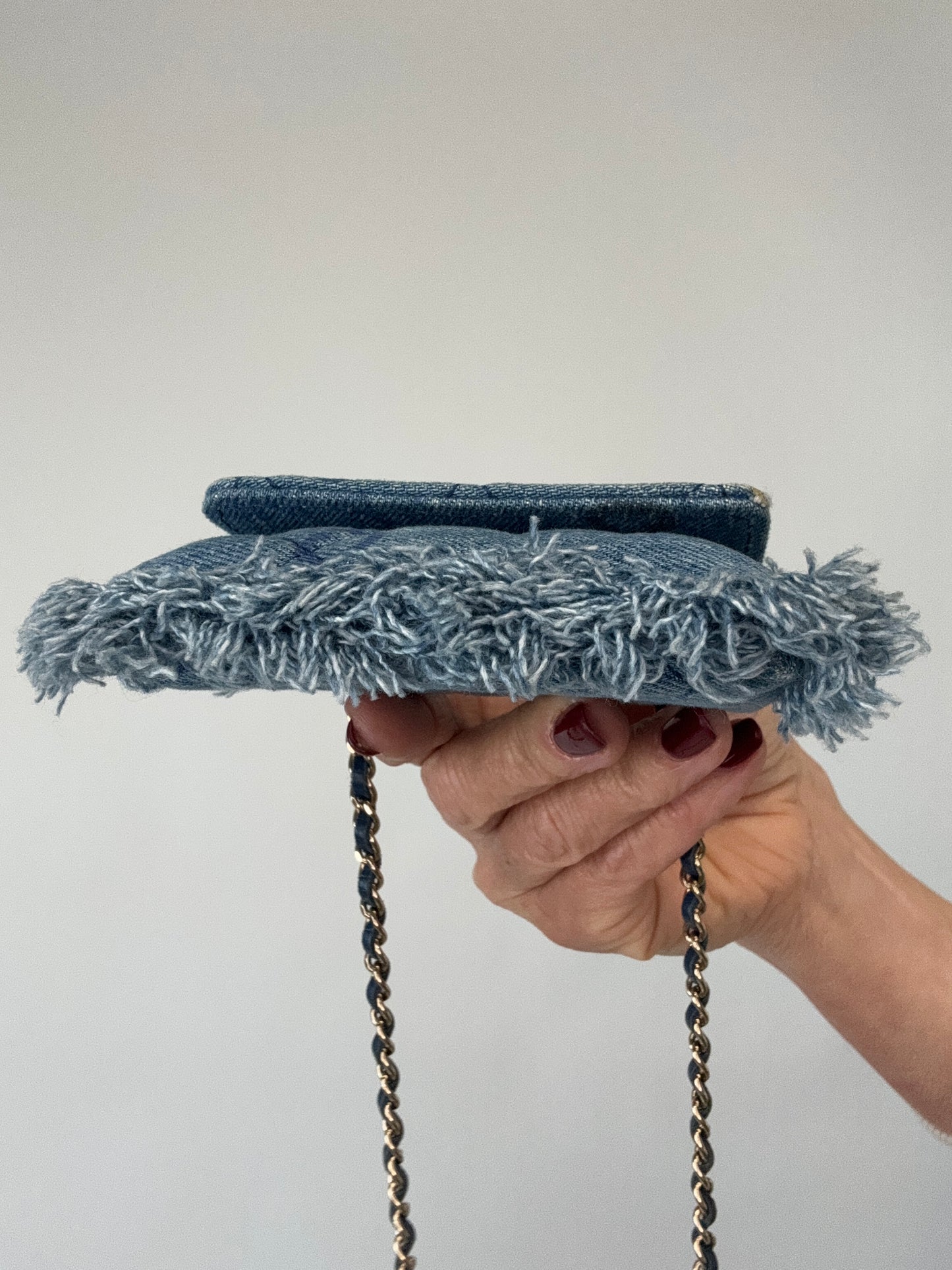 Chanel Matelasse Denim Mood Mini Shoulder Bag