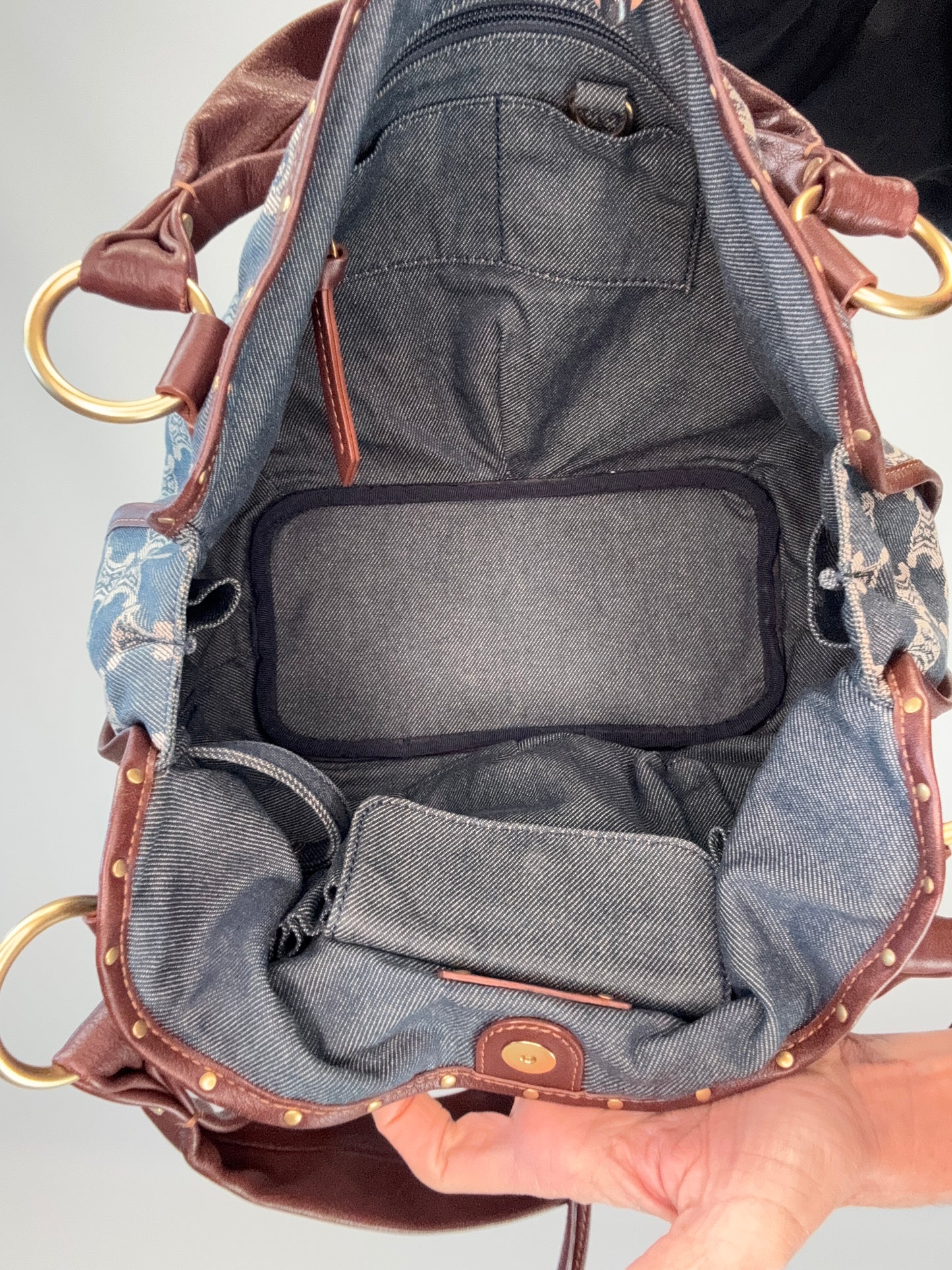 Celine Macadam Bittersweet Hobo- Denim