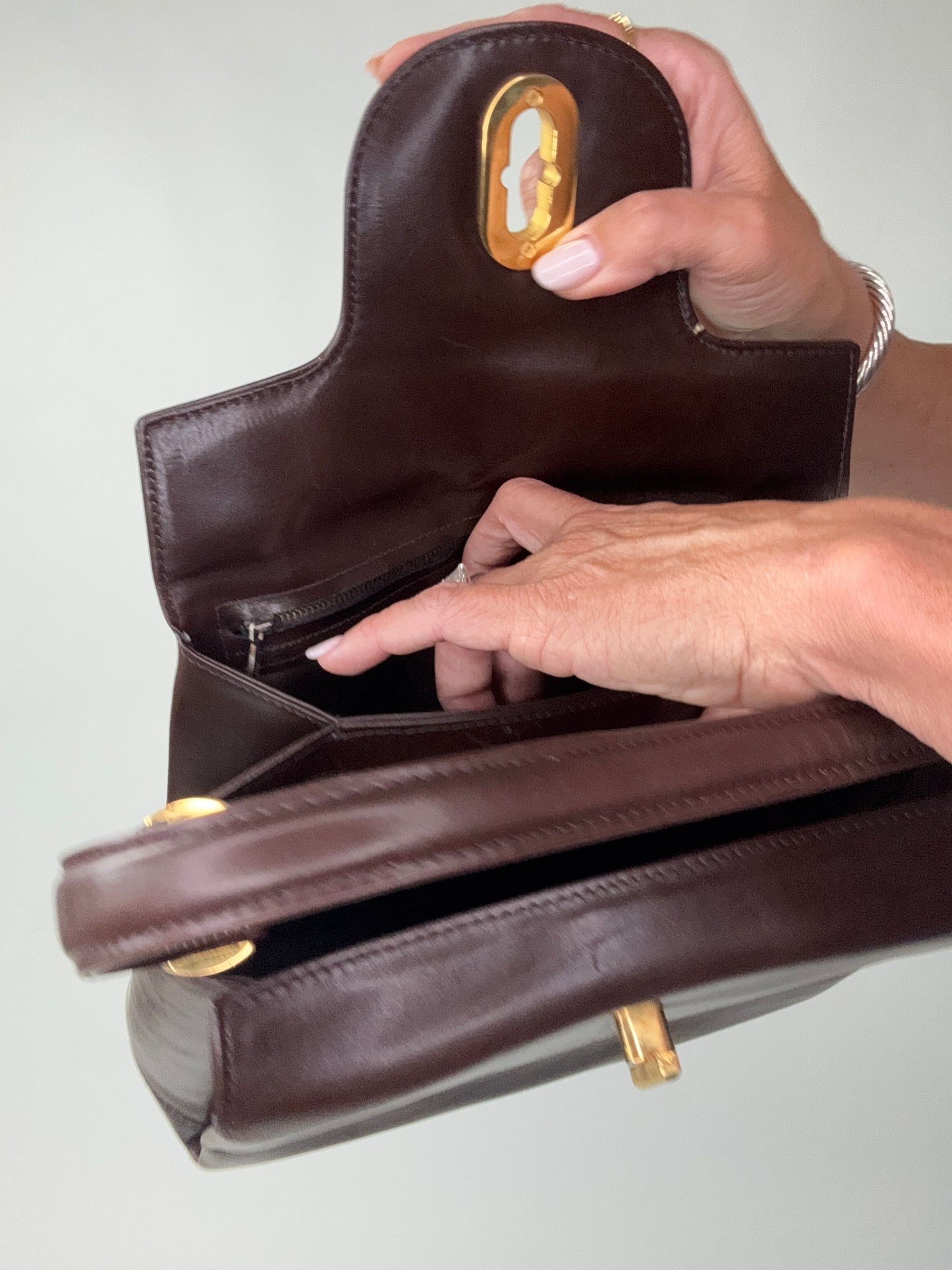 Gucci Vintage G turn Lock Bag