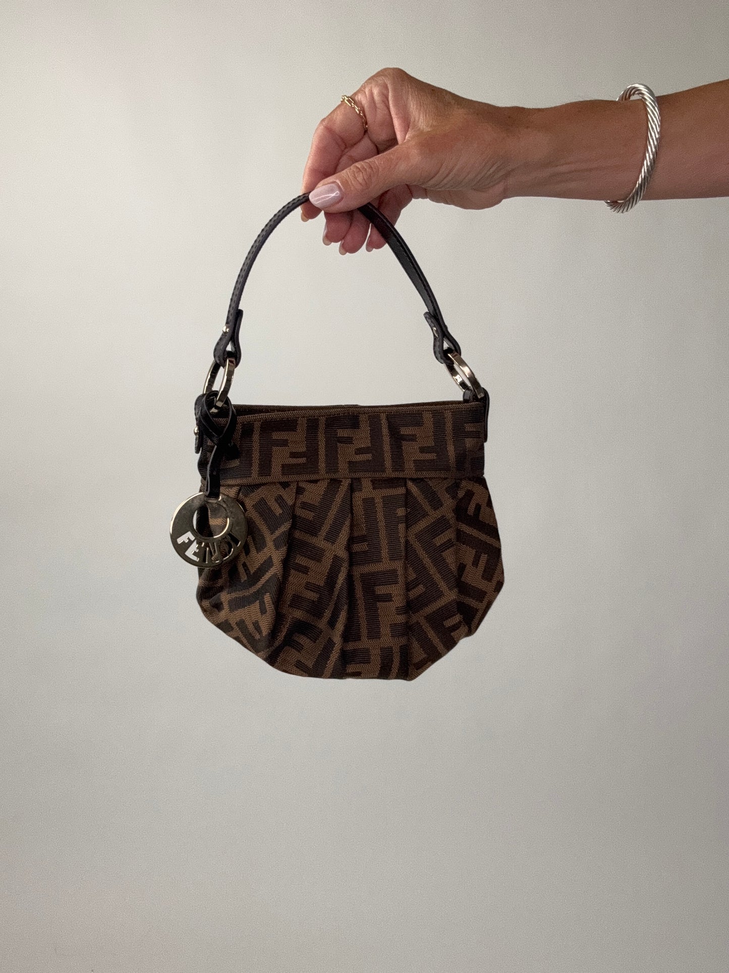 Fendi Mini Chef Zucca Hobo Bag