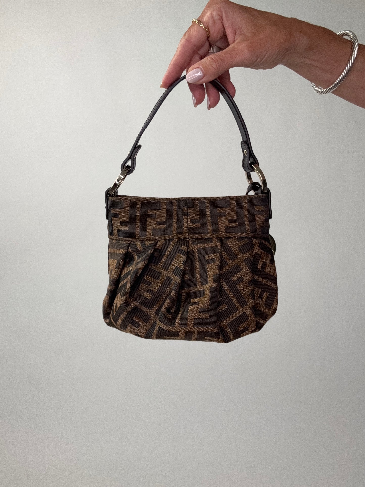 Fendi Mini Chef Zucca Hobo Bag