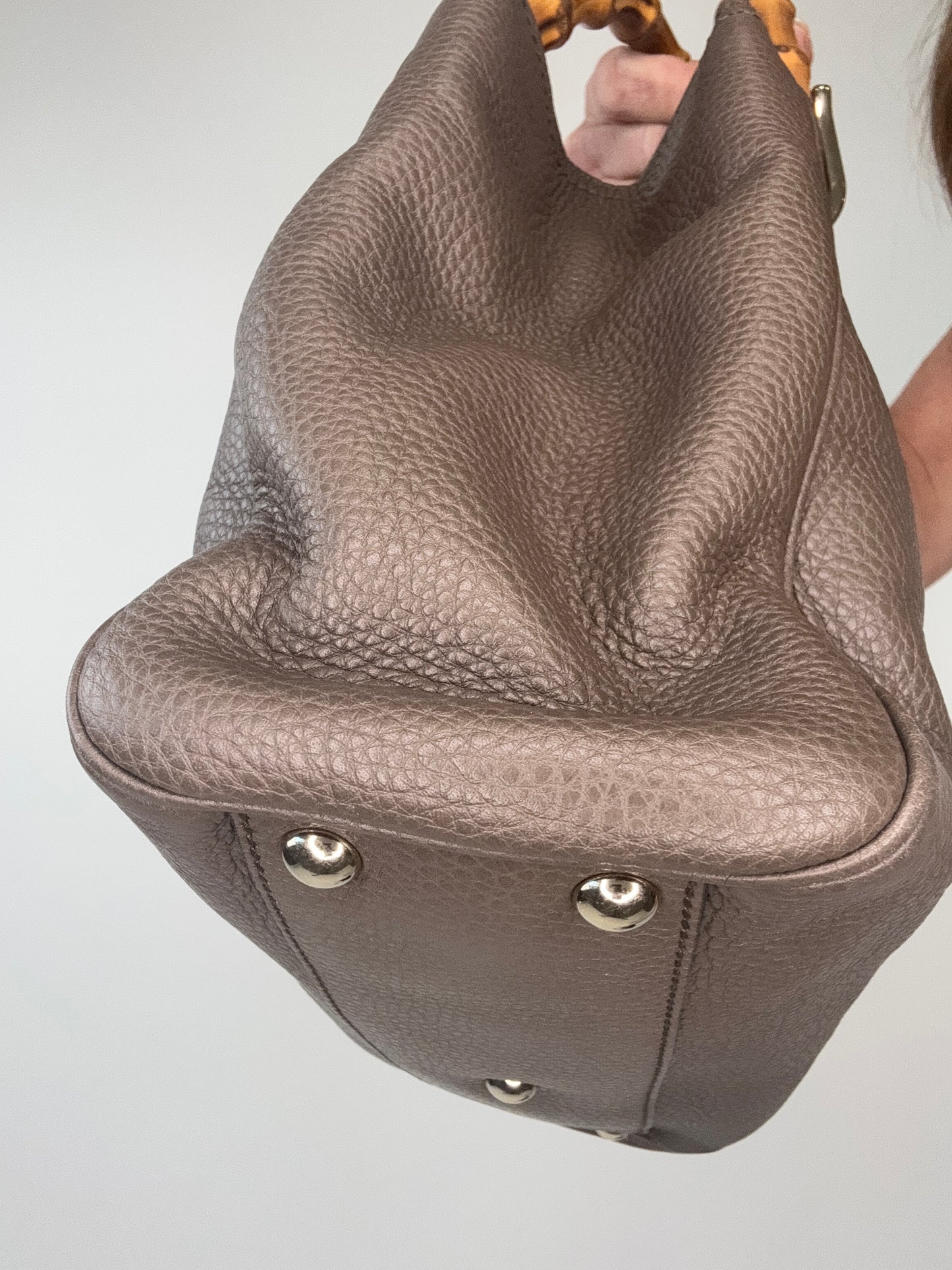 Gucci Two Way Bamboo Shopping Tote