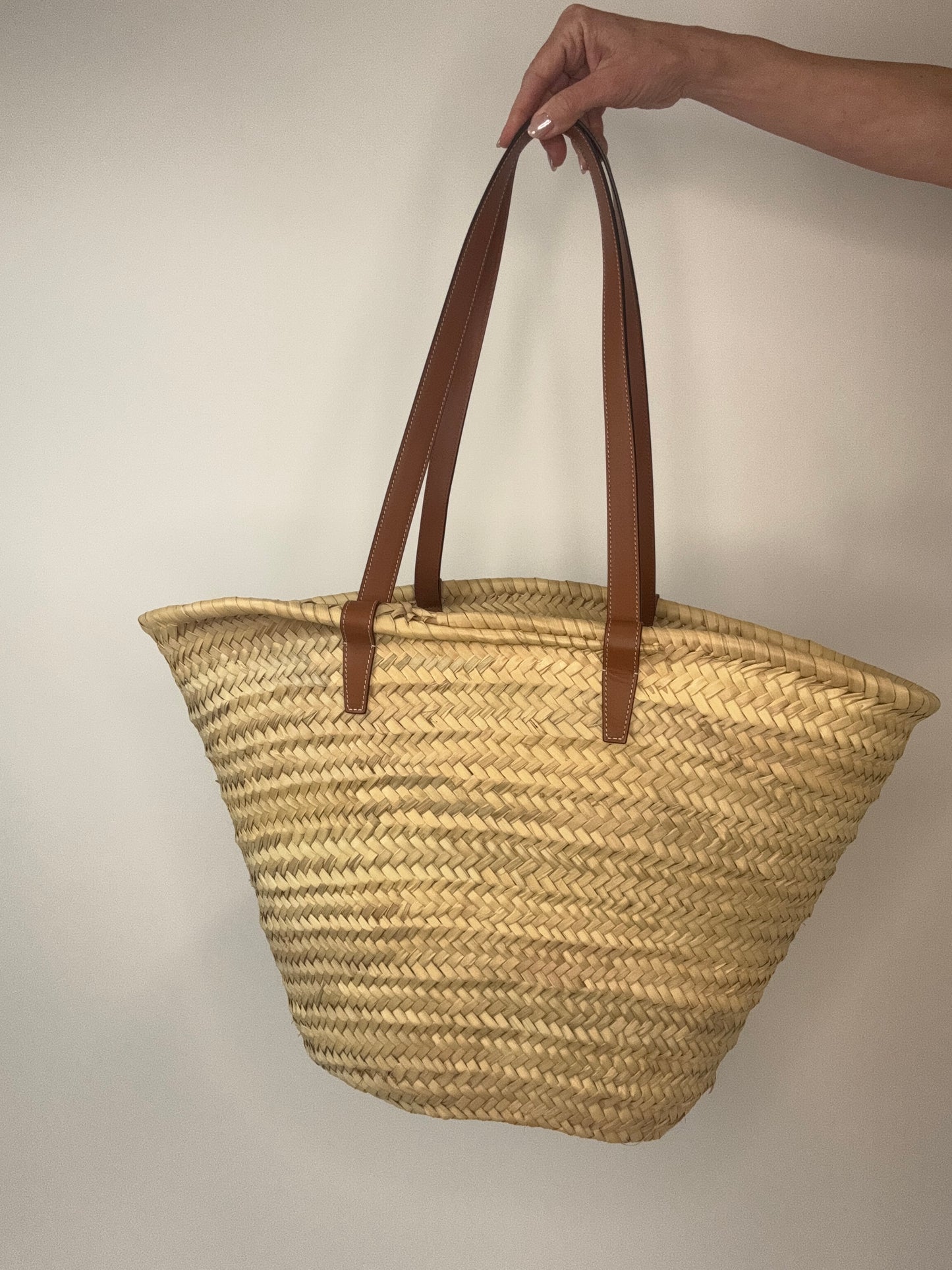 Celine Raffia Large Tote Bag