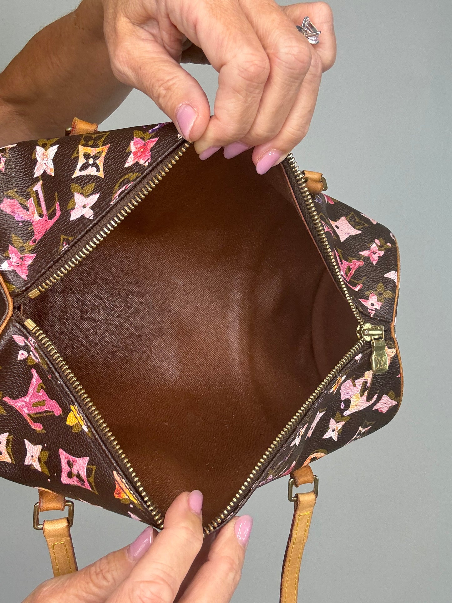 Louis Vuitton Richard Price Water Color Monogram Papillion 30