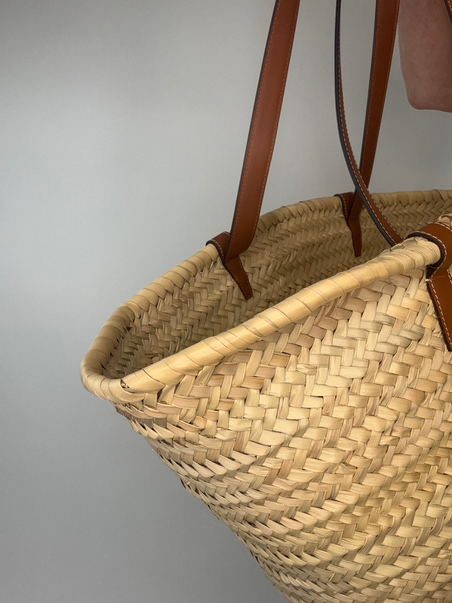 Celine Raffia Large Tote Bag