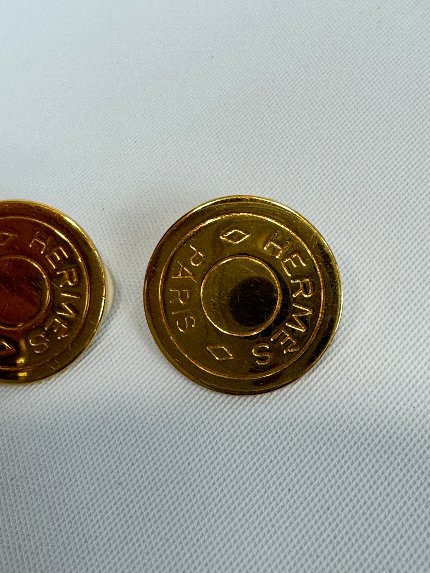 Hermes Clou de Selle Vintage Earrings