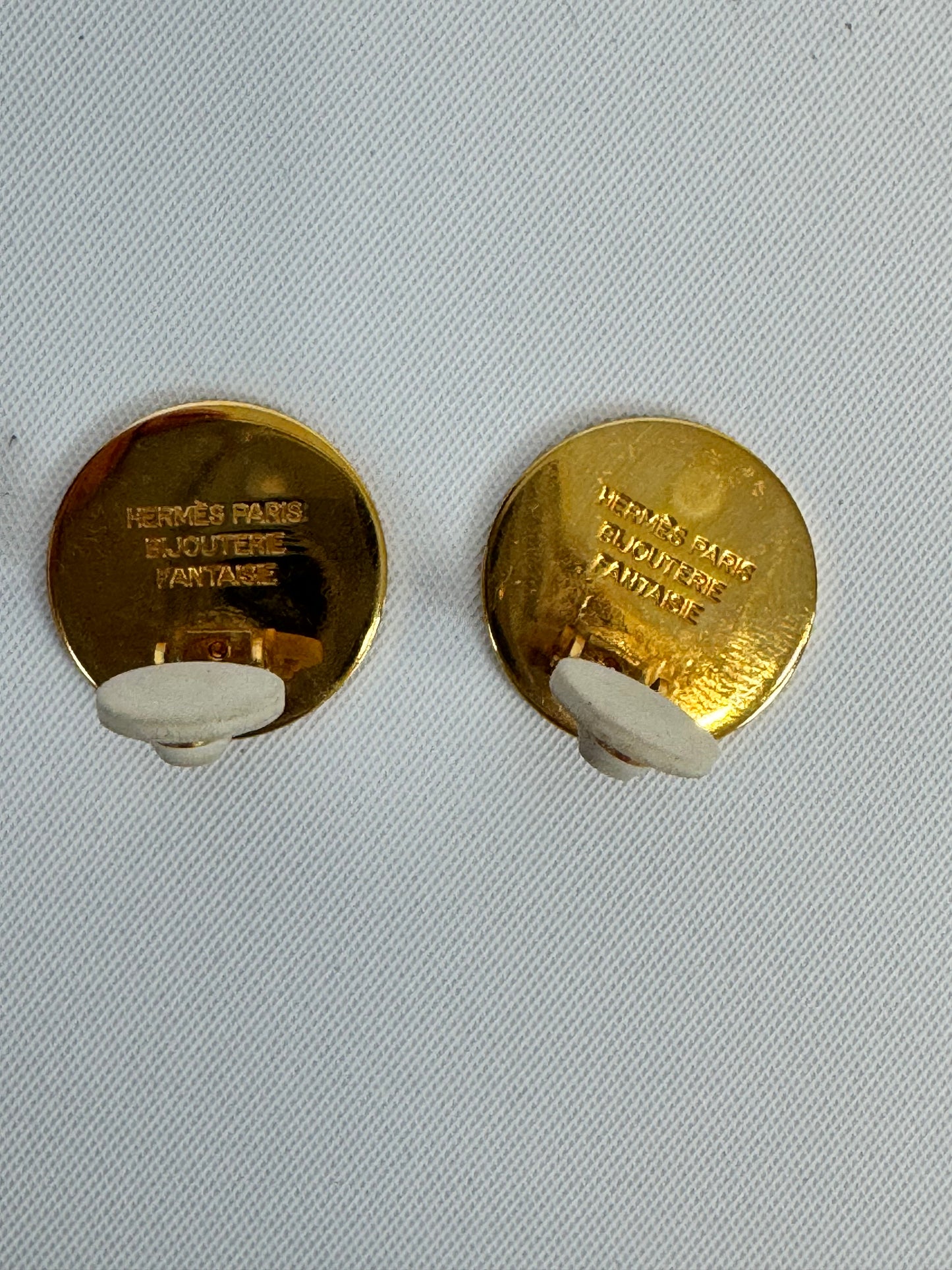 Hermes Clou de Selle Vintage Earrings
