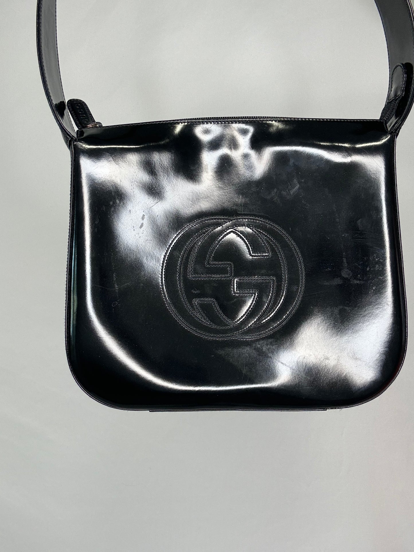 Vintage Gucci Soho Enamel Shoulder Bag