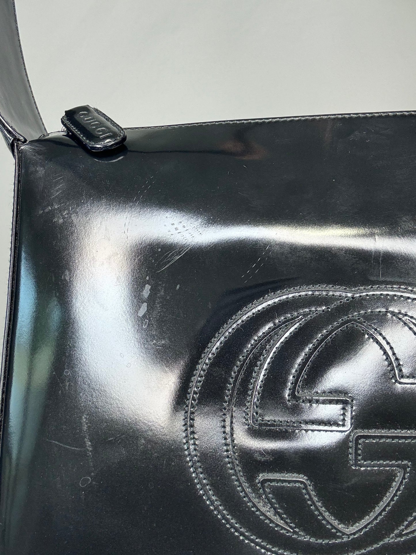 Vintage Gucci Soho Enamel Shoulder Bag