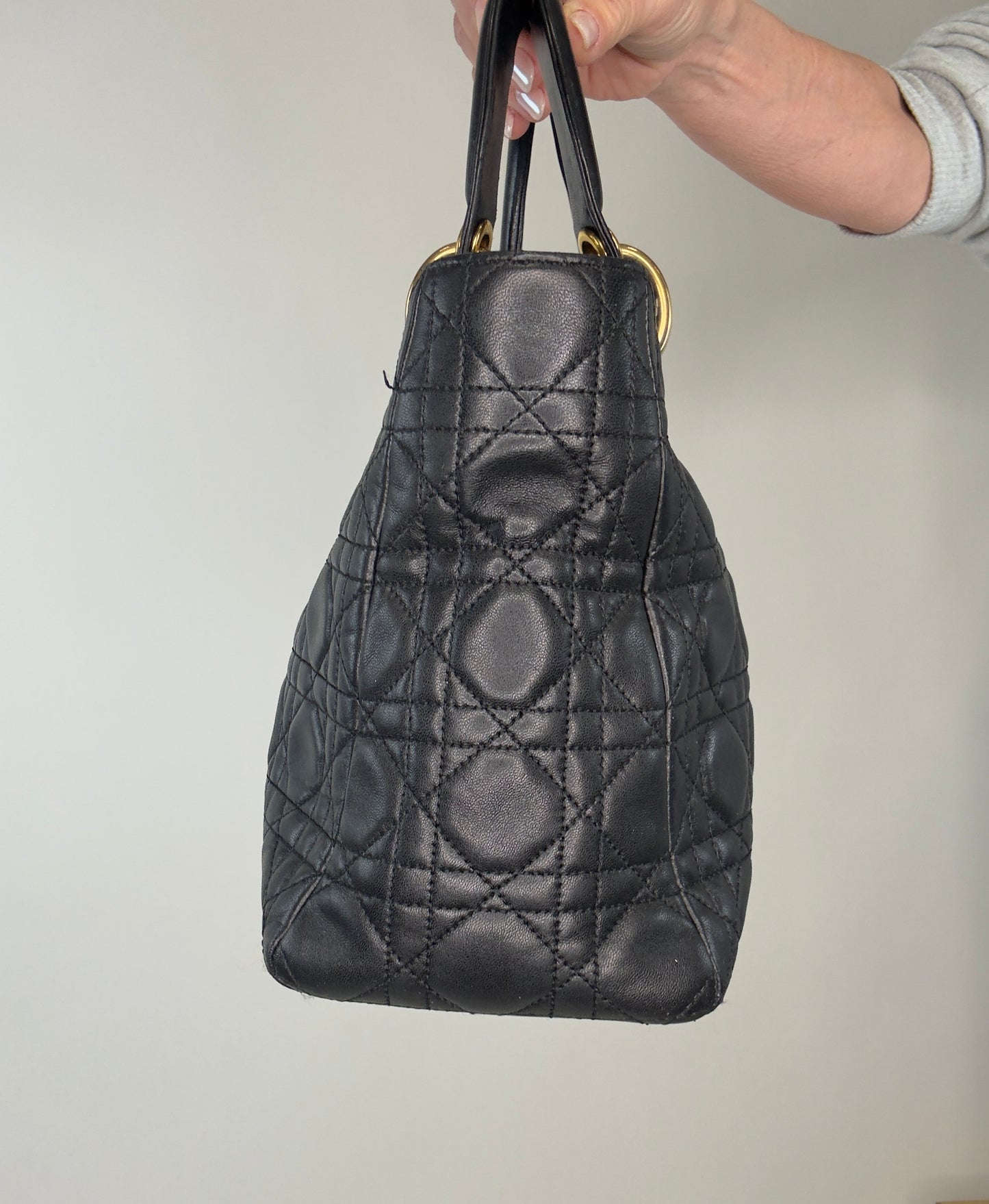 Medium lady Dior Cannage Bag