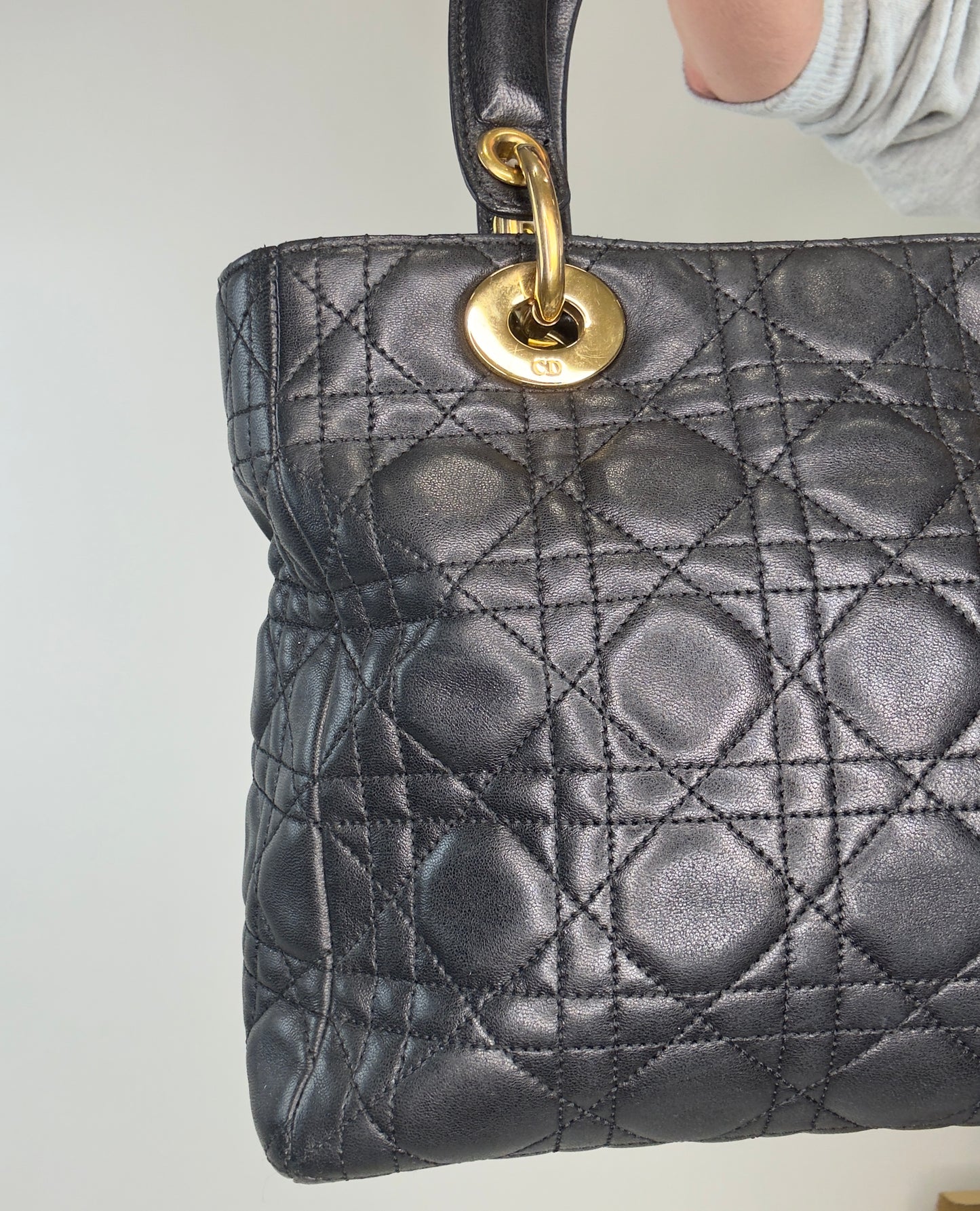 Medium lady Dior Cannage Bag