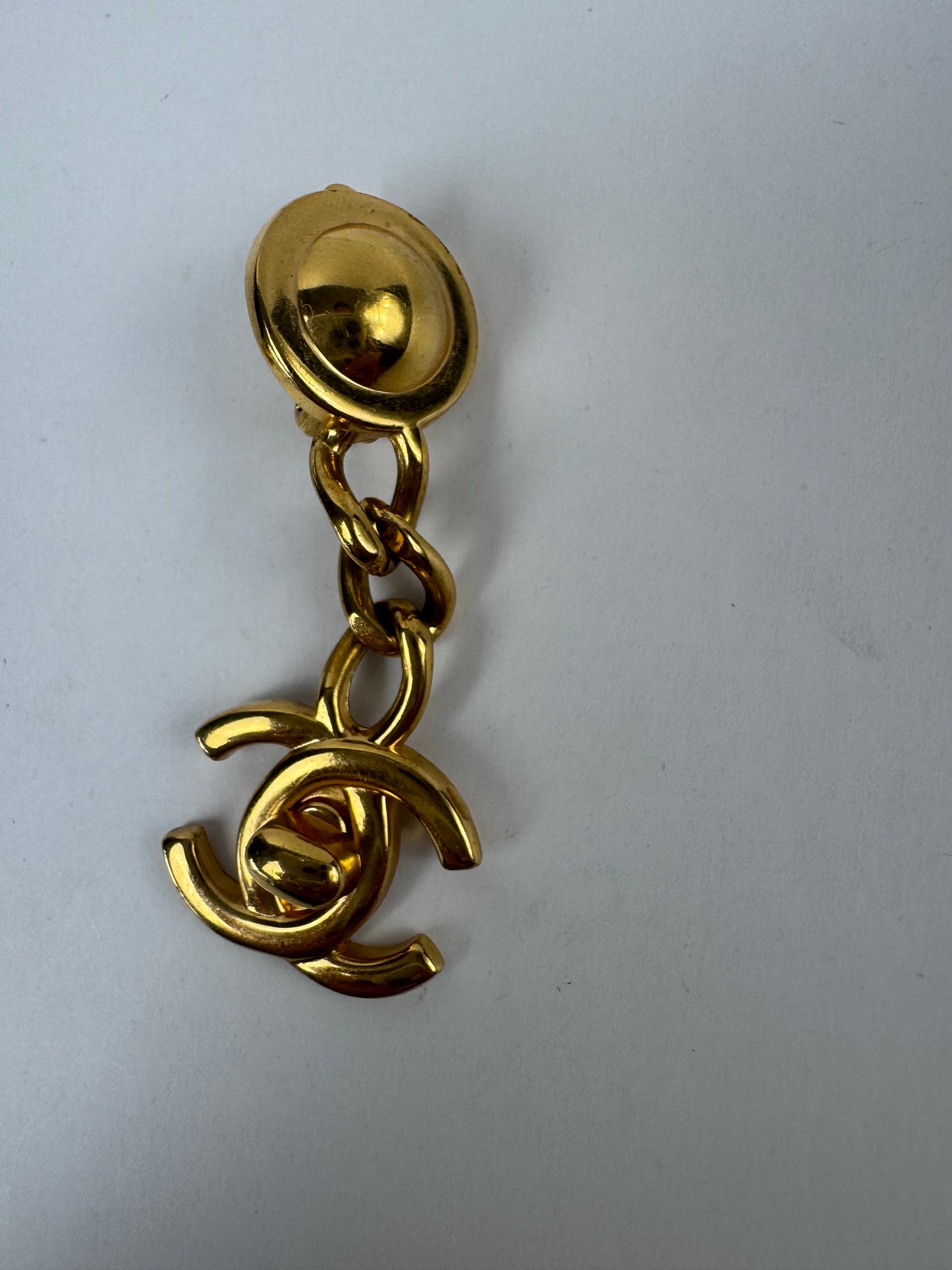 Chanel Turnlock 1996 Dangle Earrings