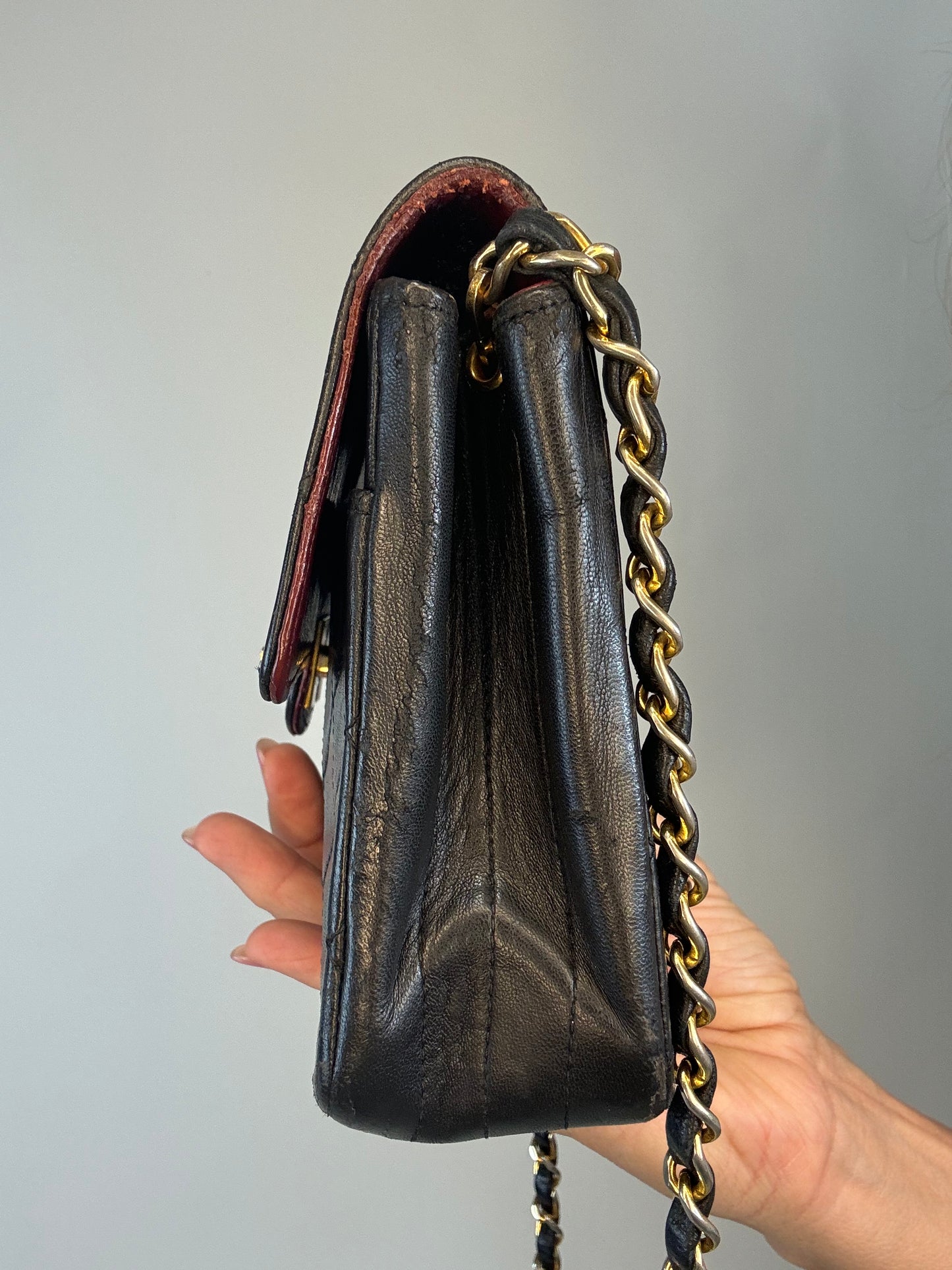 Chanel Vintage Single Flap Matelasse Shoulder Bag