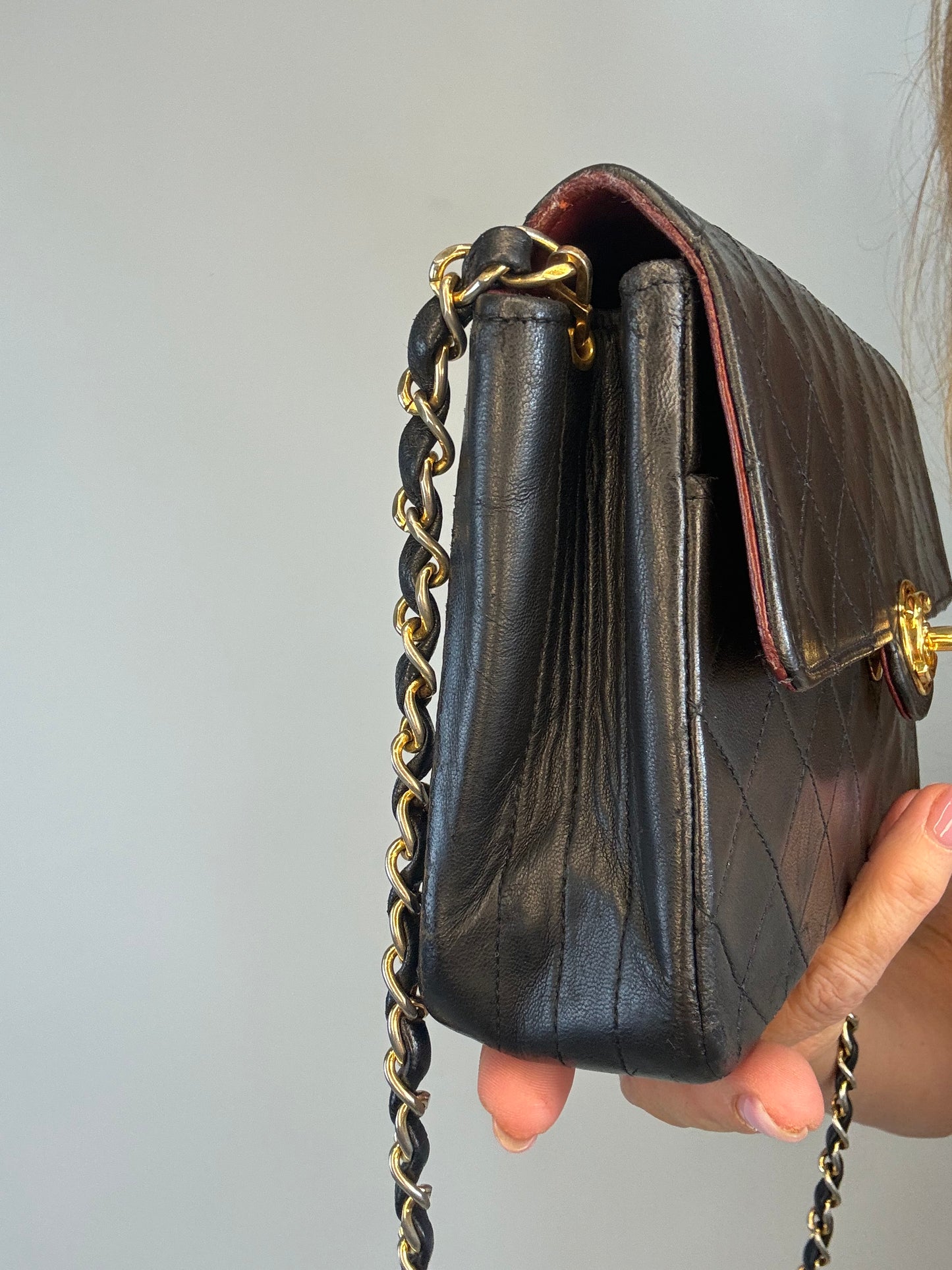 Chanel Vintage Single Flap Matelasse Shoulder Bag