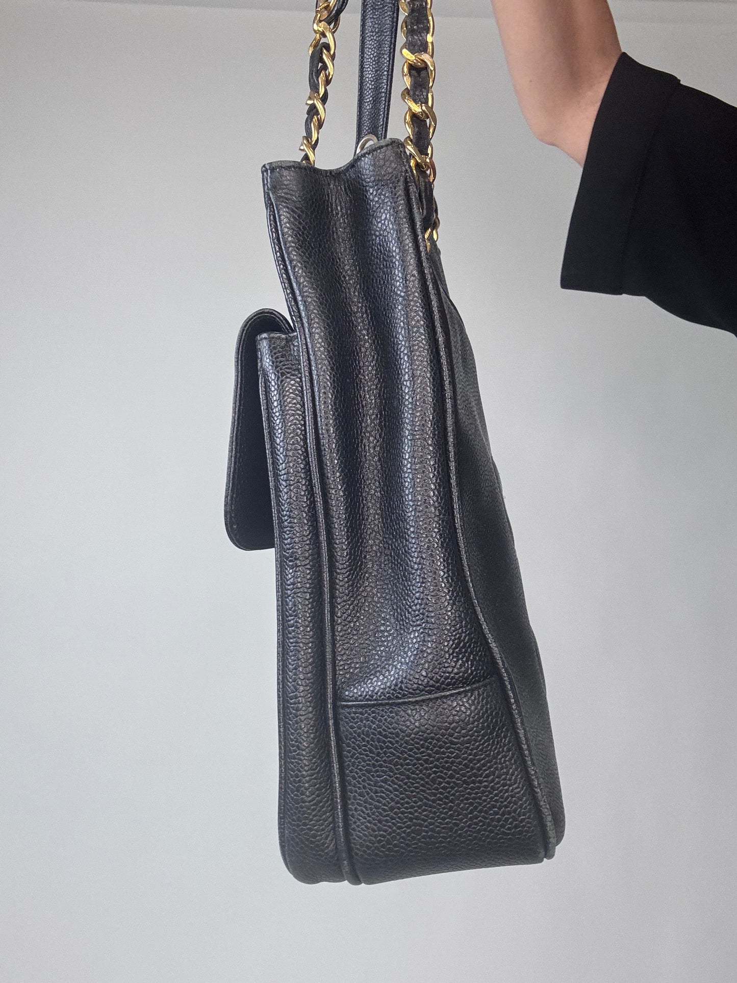 Chanel Caviar Double Sided Tote