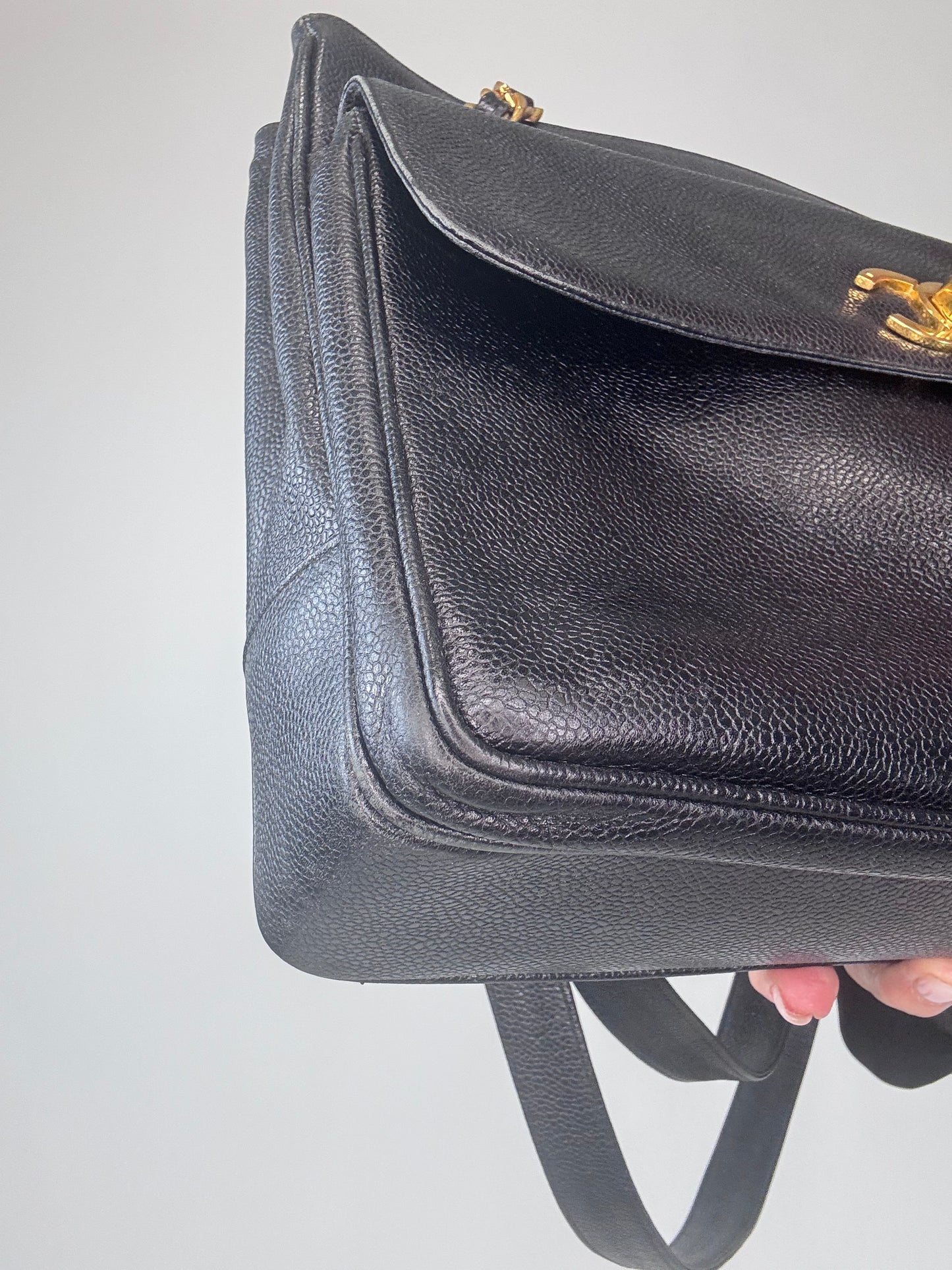 Chanel Caviar Double Sided Tote