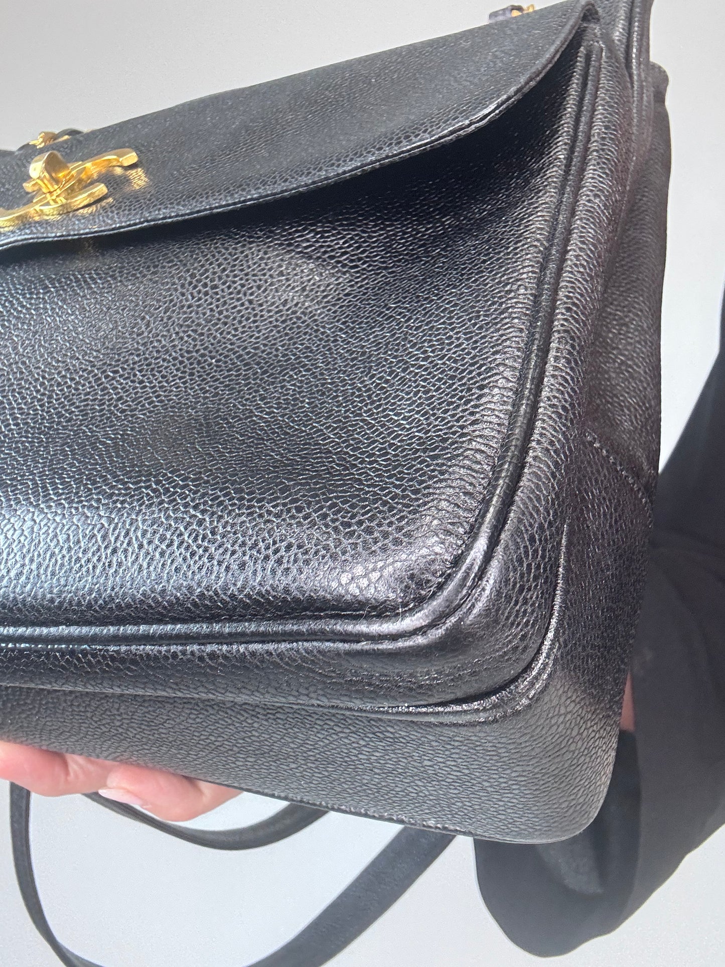 Chanel Caviar Double Sided Tote