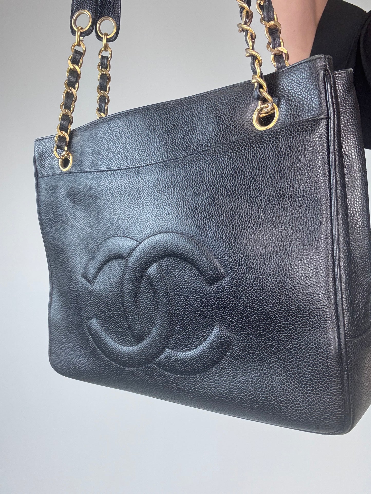 Chanel Caviar Double Sided Tote