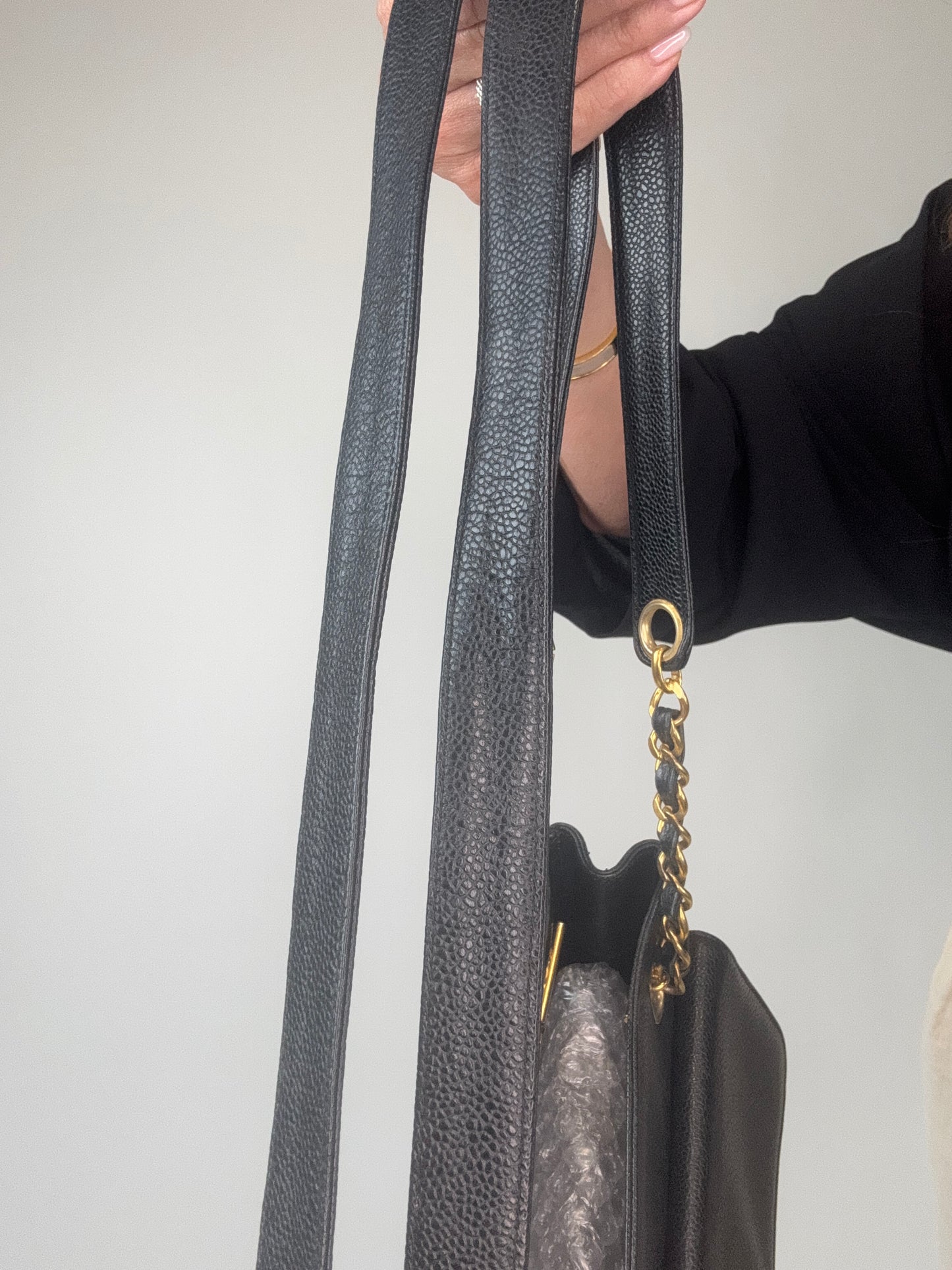 Chanel Caviar Double Sided Tote
