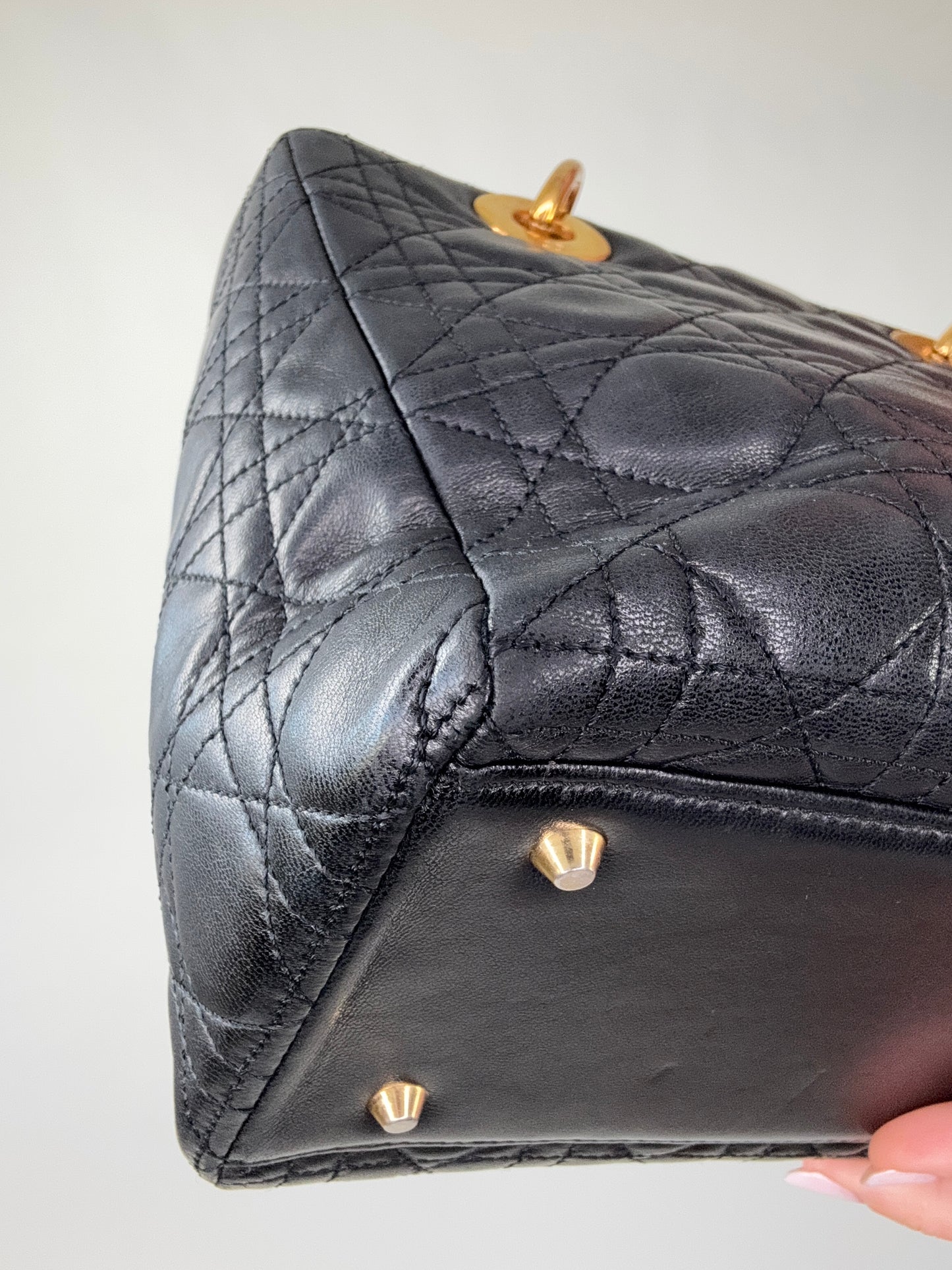 Christian Dior Lady Cannage Two Way Bag