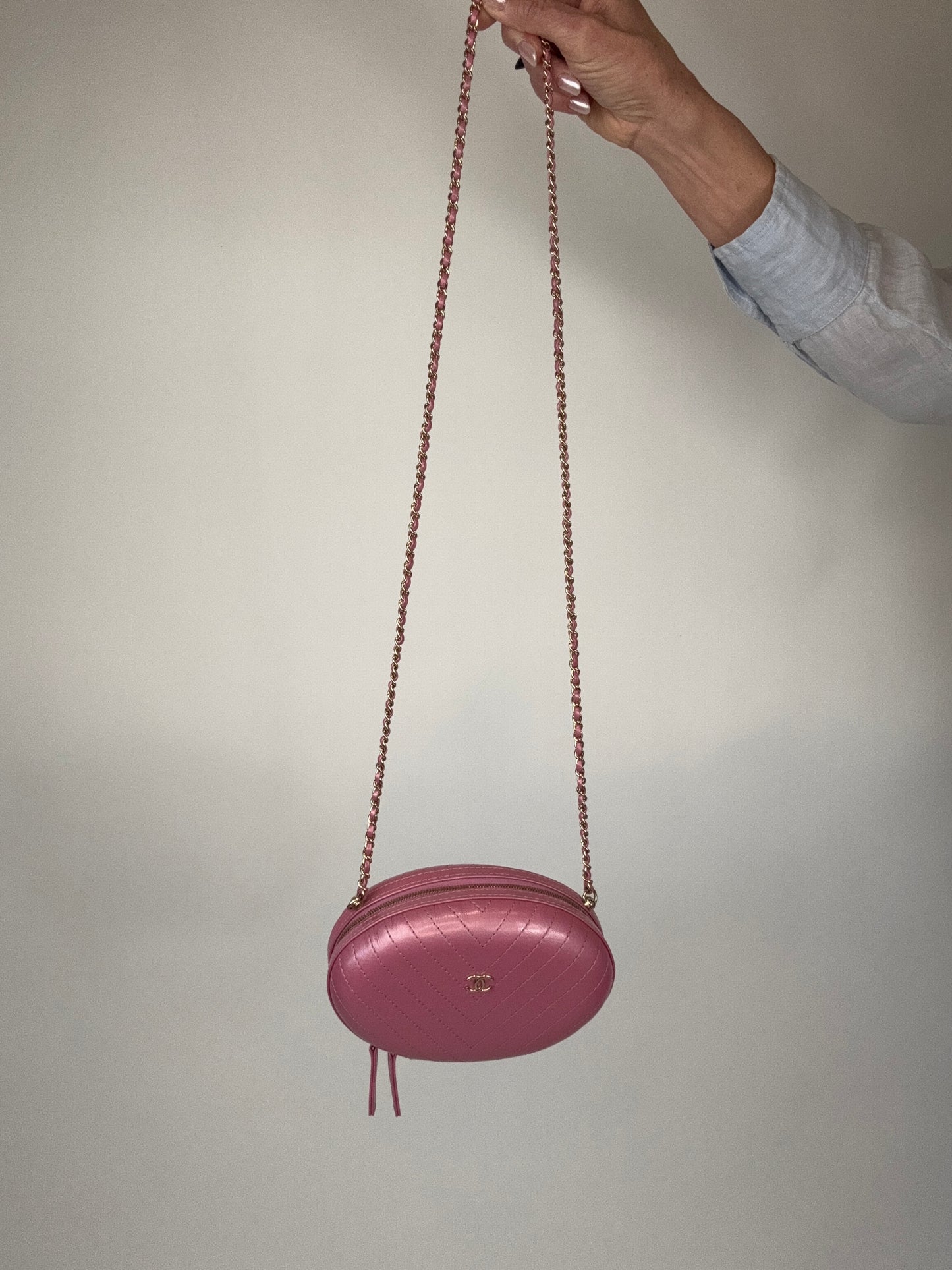 Chanel Mademoiselle Rare Oval Chain Bag