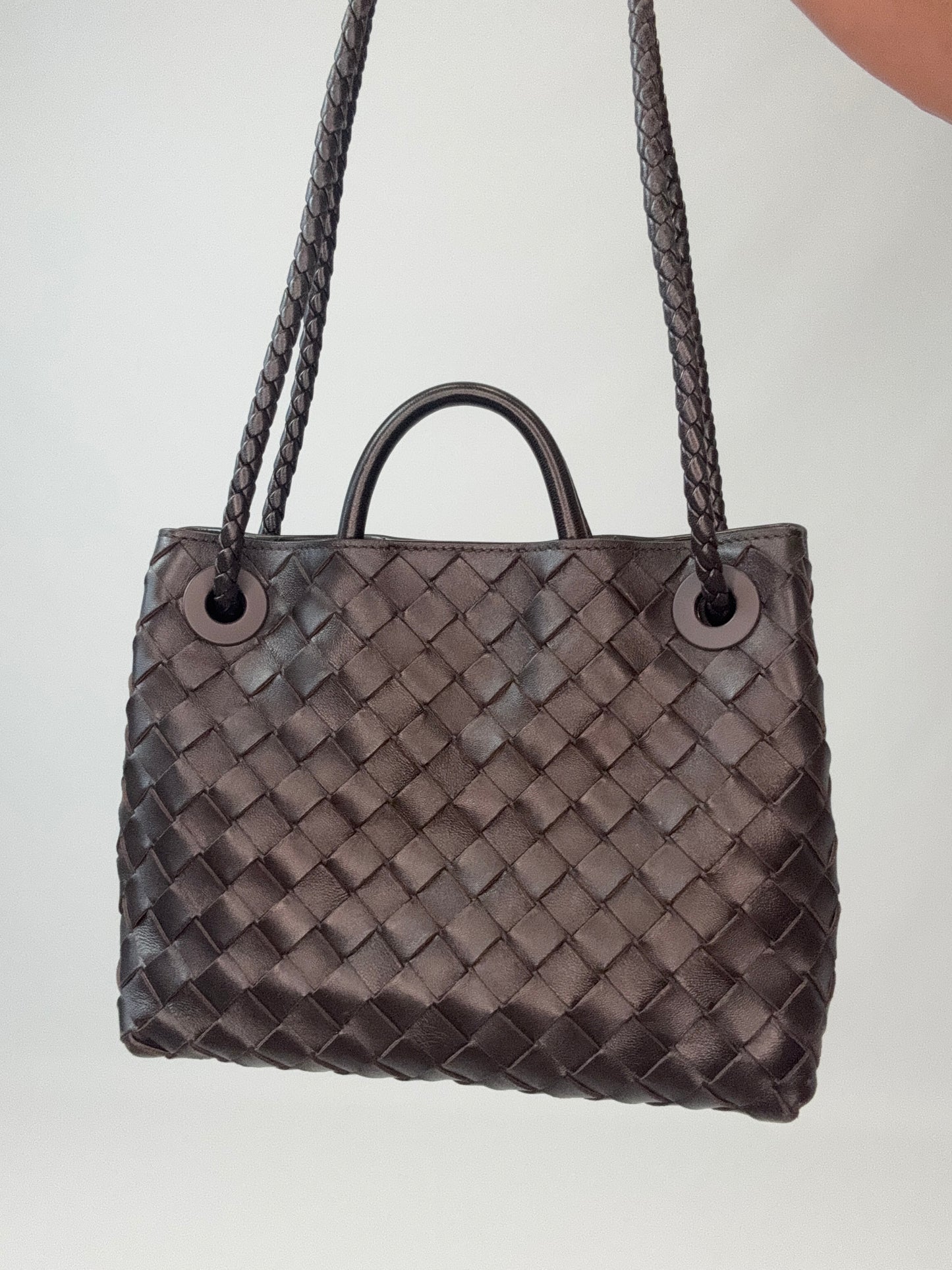 Bottega Veneta Andiamo Small-Brown