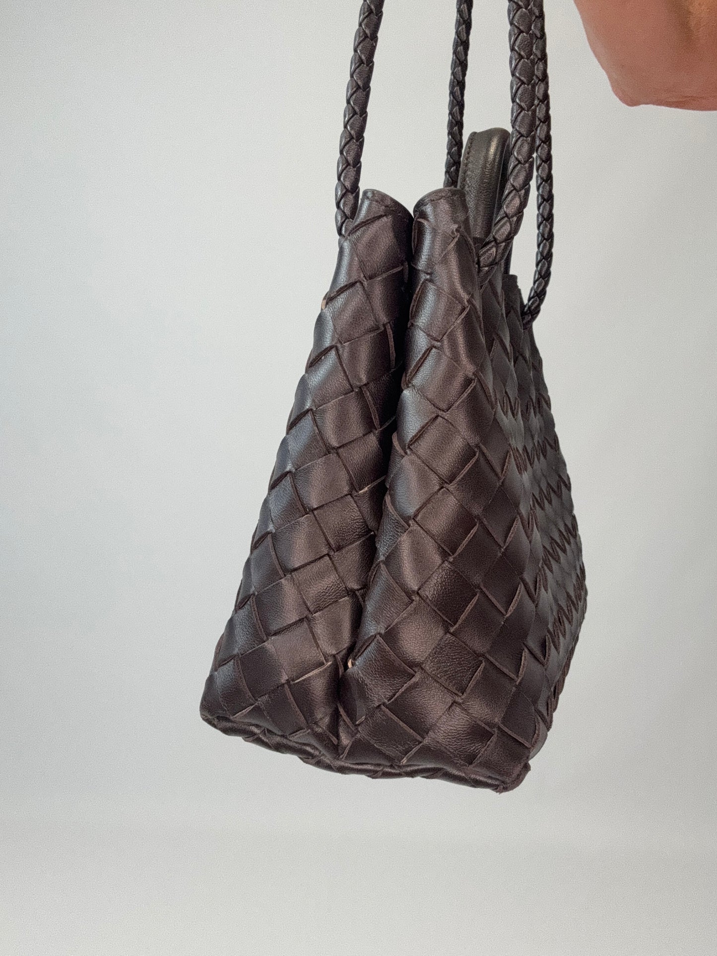 Bottega Veneta Andiamo Small-Brown