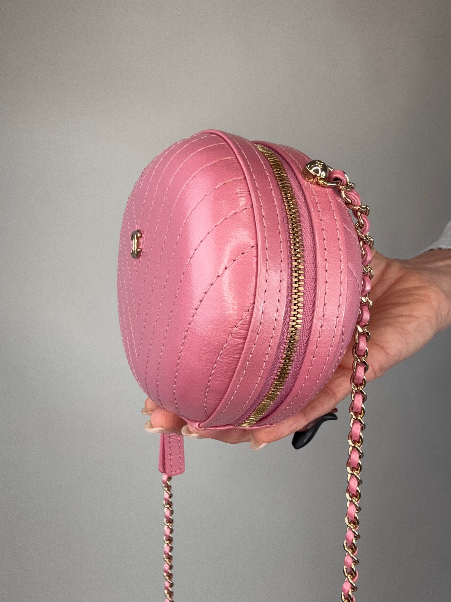 Chanel Mademoiselle Rare Oval Chain Bag