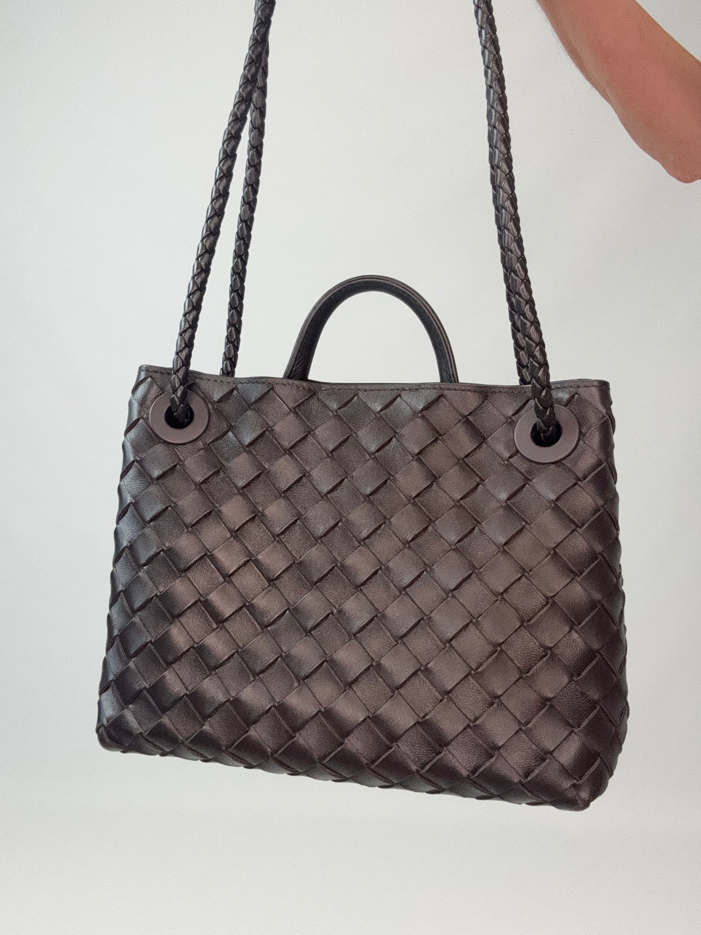 Bottega Veneta Andiamo Small-Brown