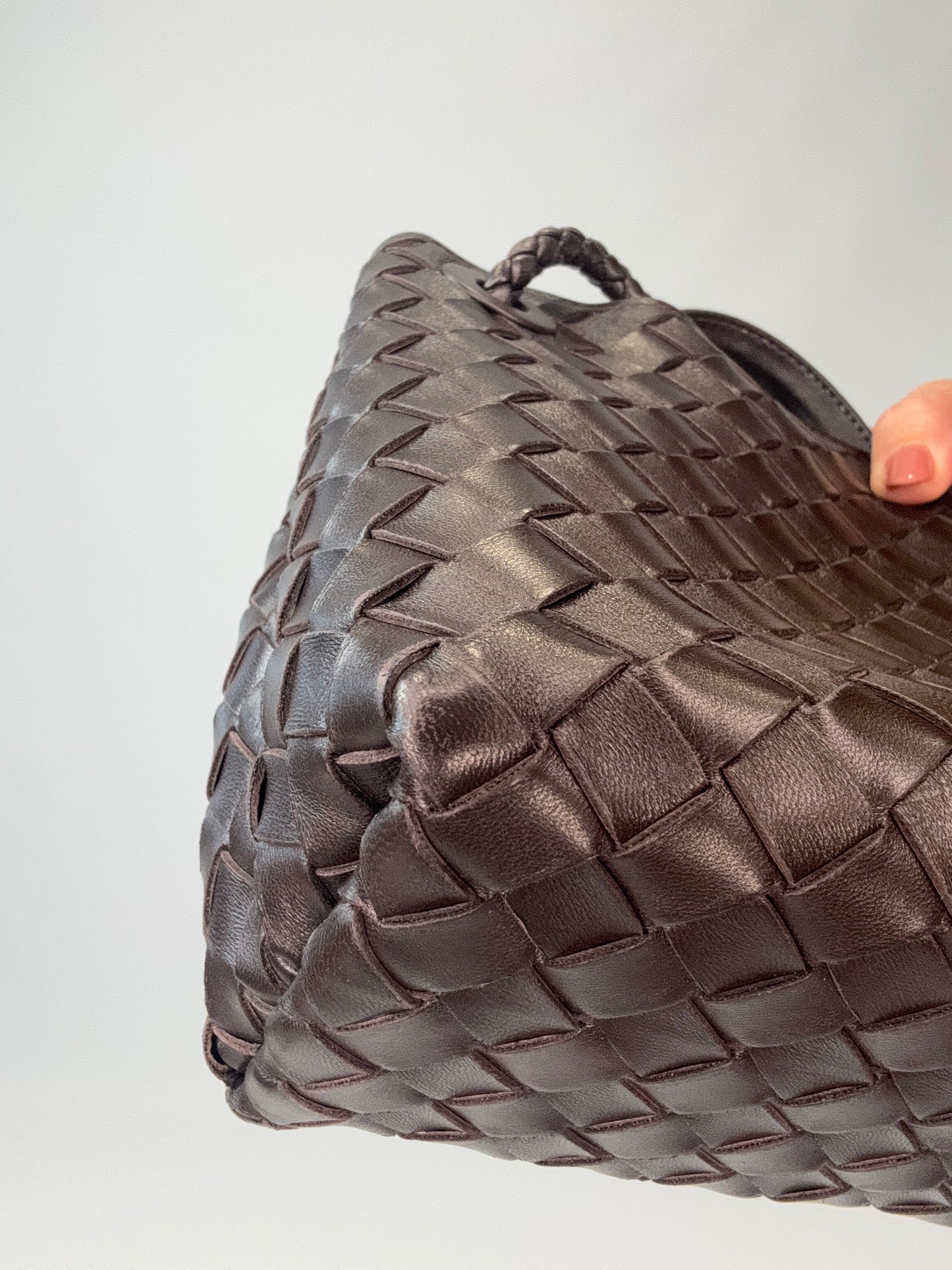 Bottega Veneta Andiamo Small-Brown