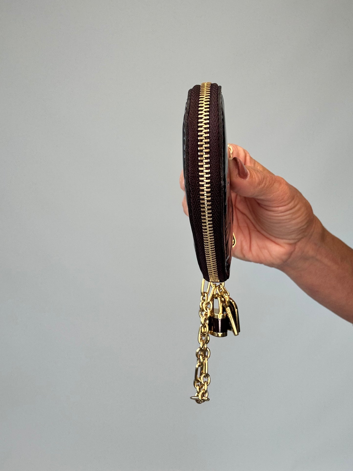 Louis Vuitton Vernis Coeur Heart Coin Purse - Amarante