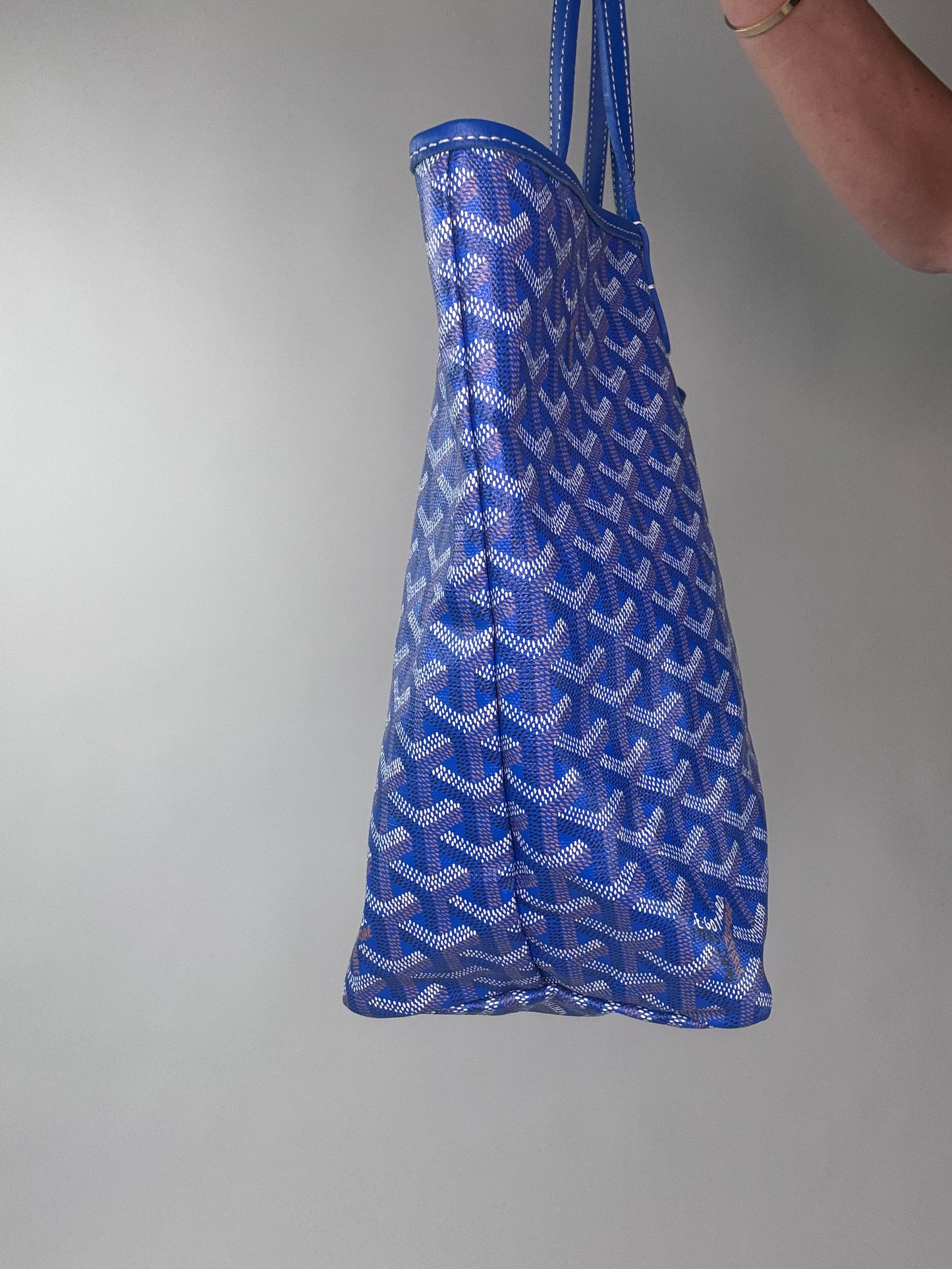 Goyard St Louis PM With Pouch Blue