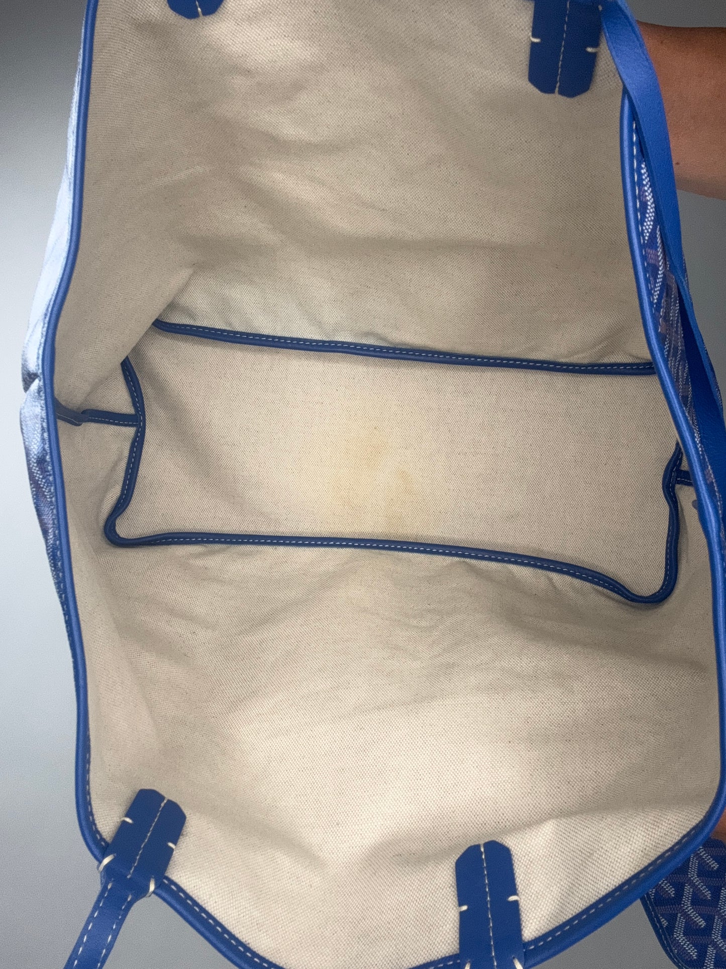 Goyard St Louis PM With Pouch Blue