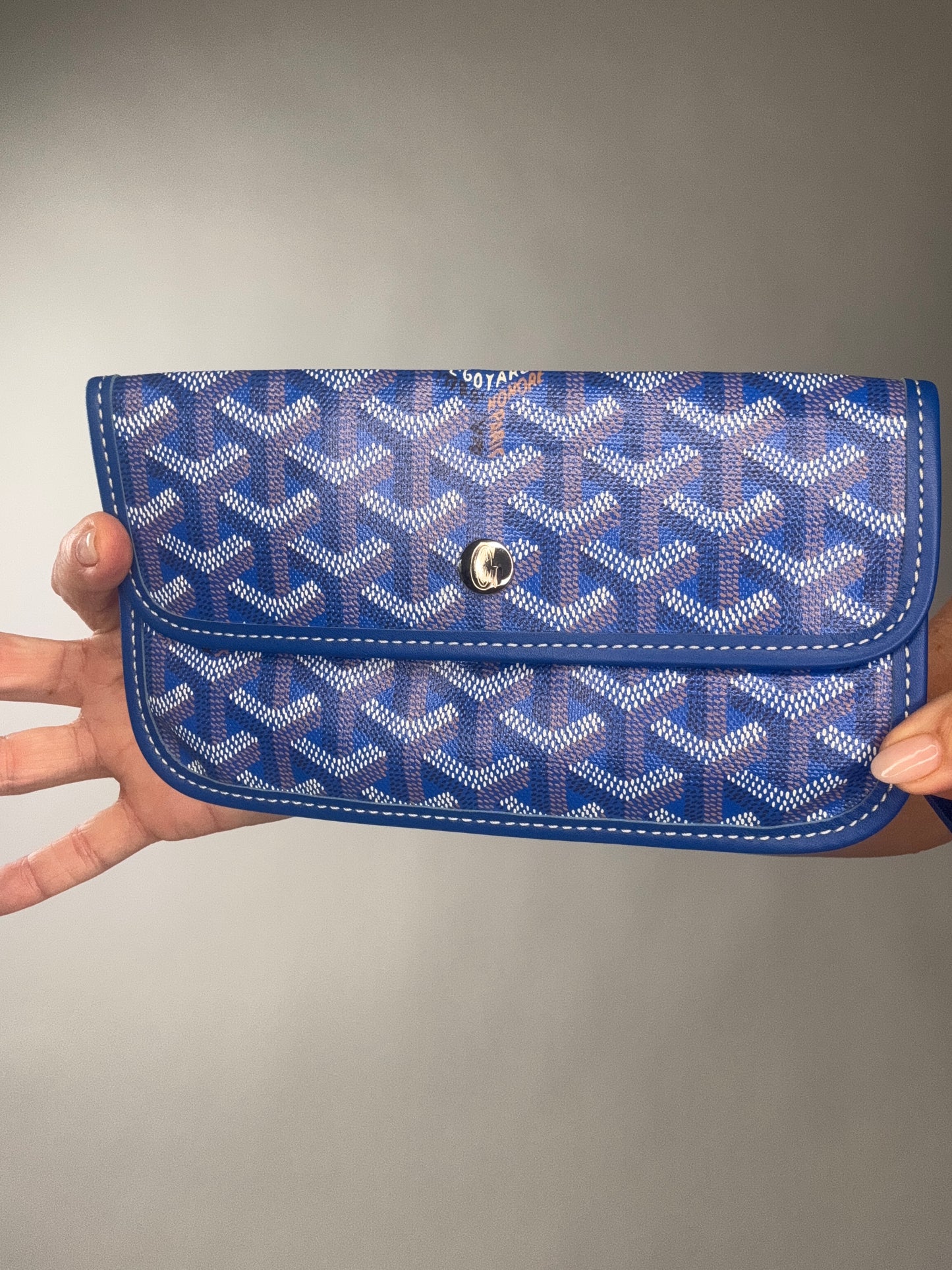 Goyard St Louis PM With Pouch Blue