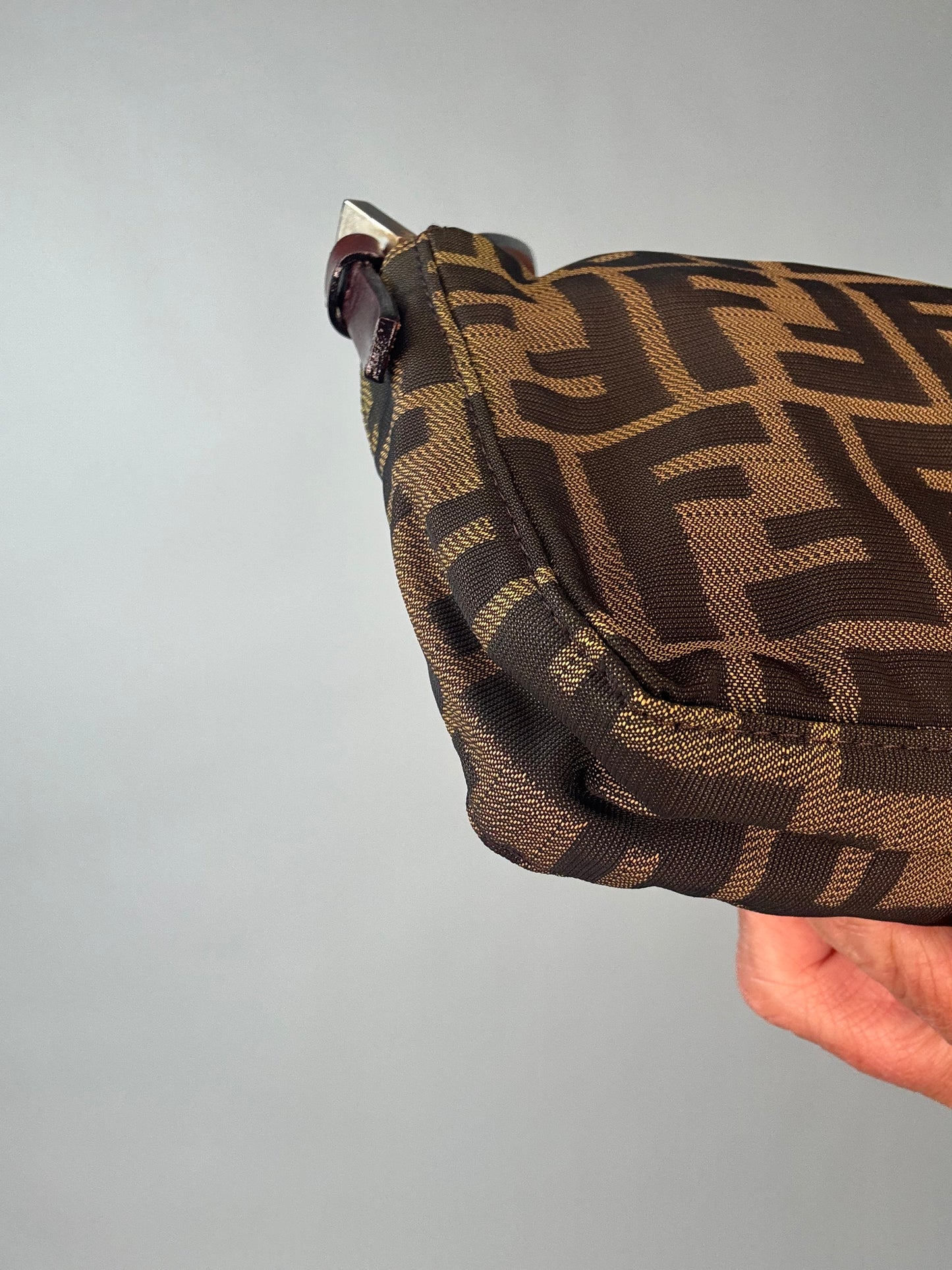 Fendi Vintage Zucca Baguette Shoulder Bag