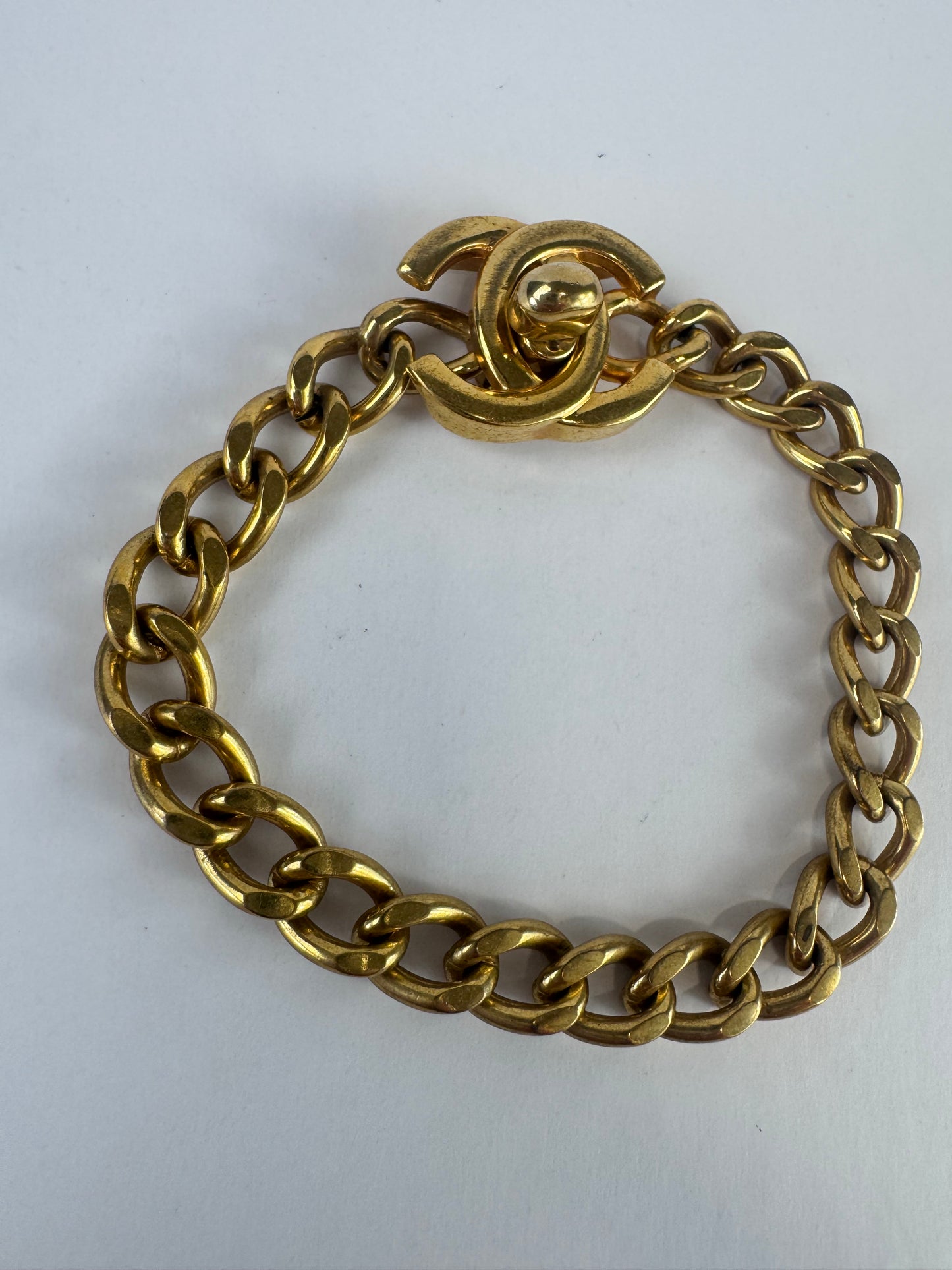 Chanel Rare Turn Lock Bracelet