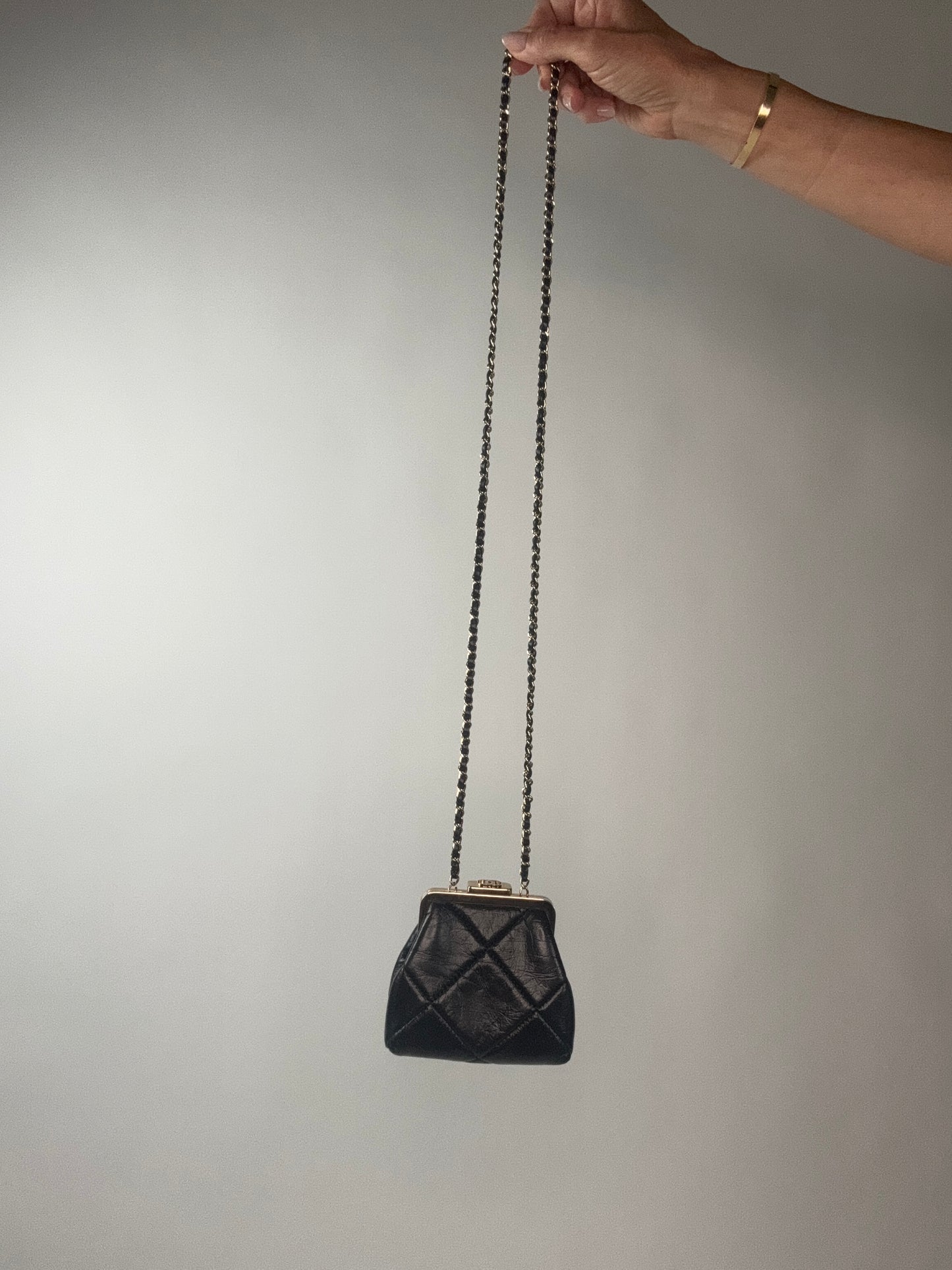 Chanel Kiss Lock Mini Crossbody Bag