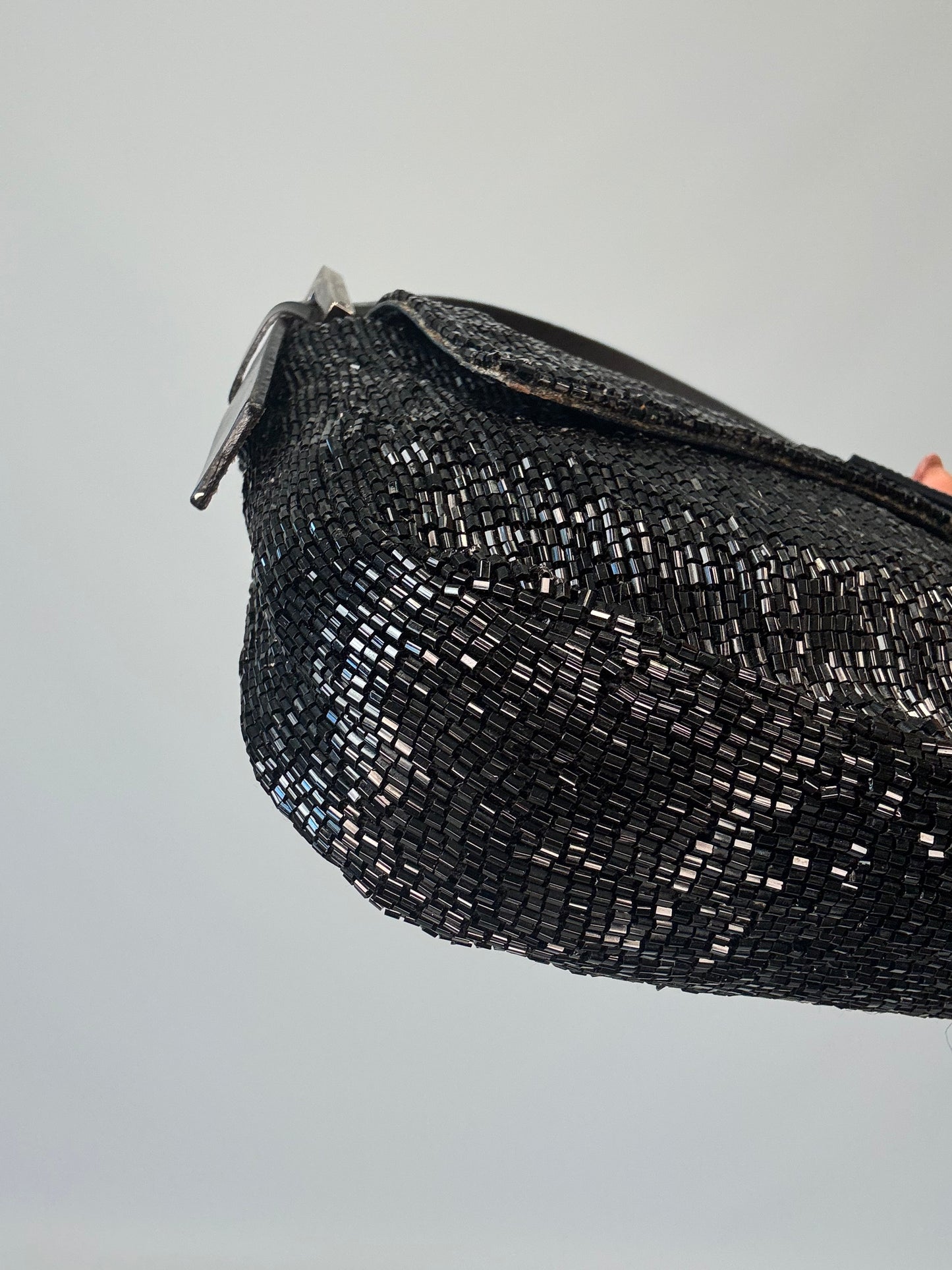 Fendi Beaded Black  Mamma Baguette- Vintage