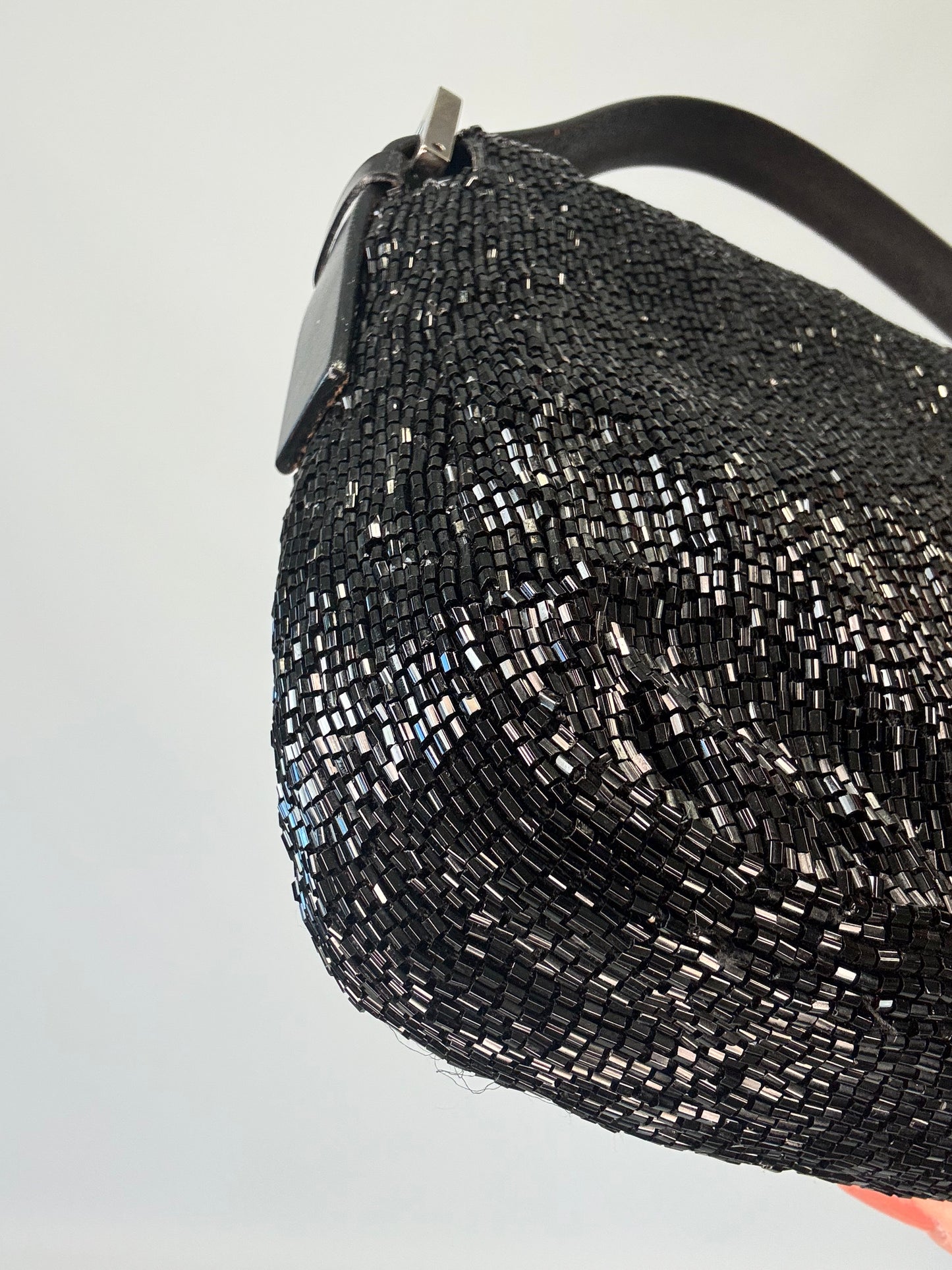 Fendi Beaded Black  Mamma Baguette- Vintage