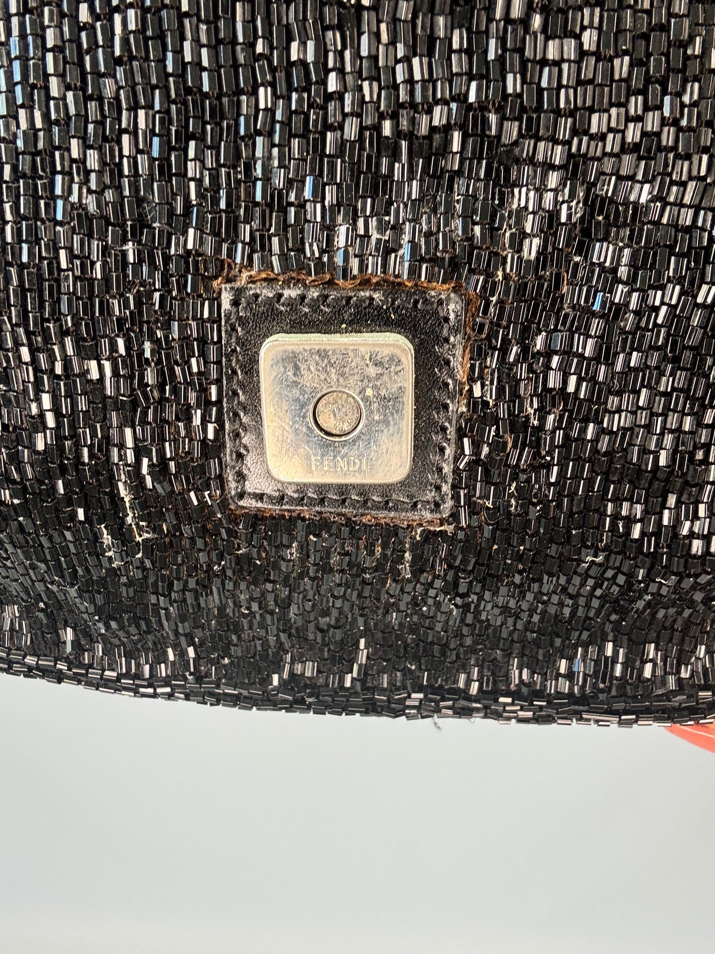 Fendi Beaded Black  Mamma Baguette- Vintage