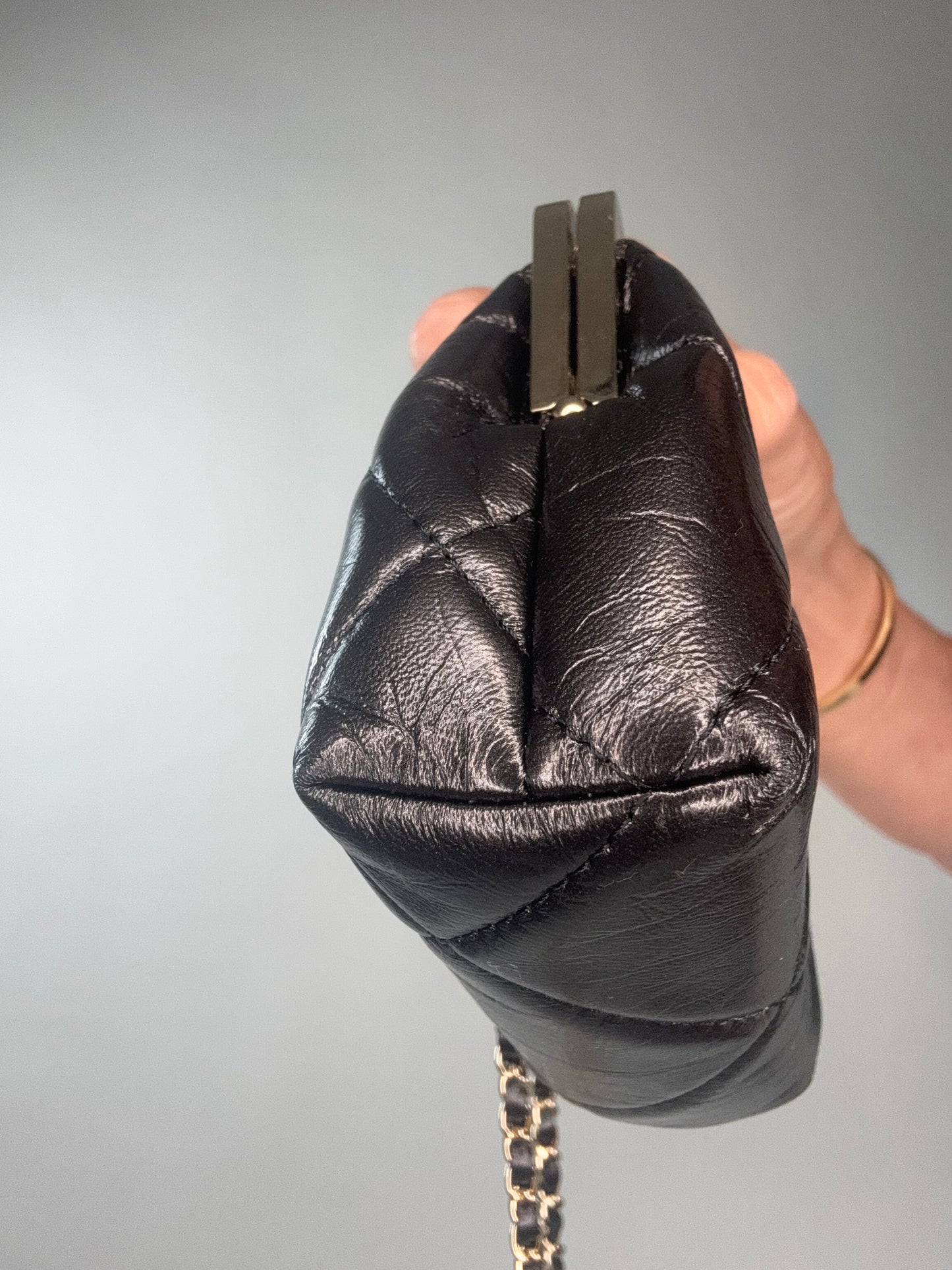 Chanel Kiss Lock Mini Crossbody Bag
