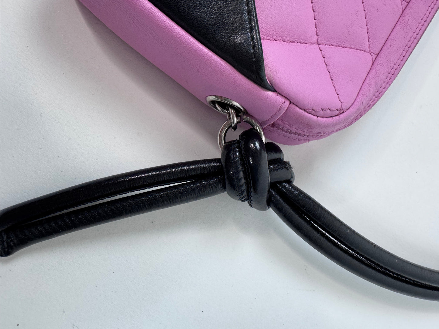 Chanel Cambon Pink Black Pochette