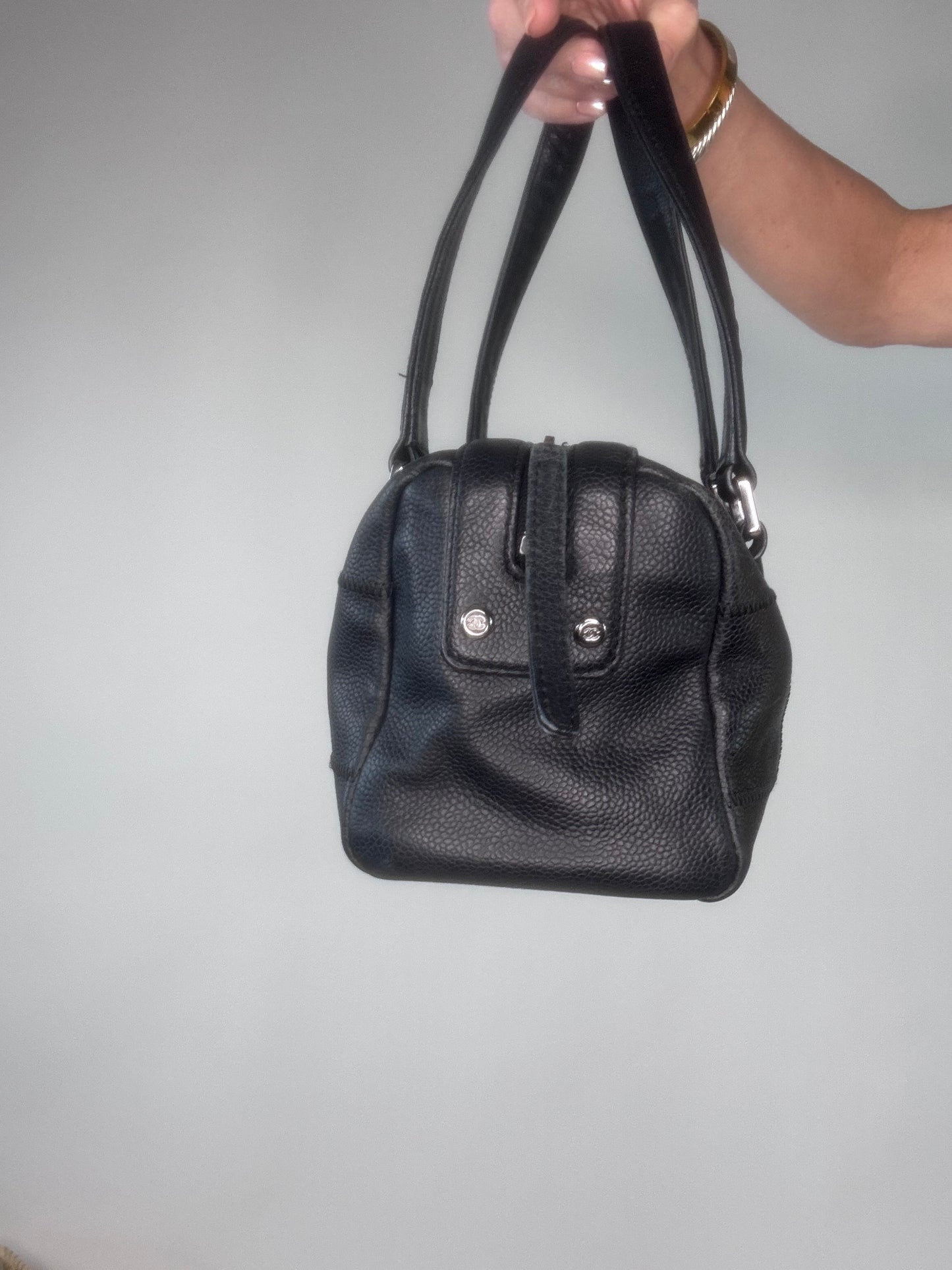 Chanel LAX Bowler East West Caviar Bag