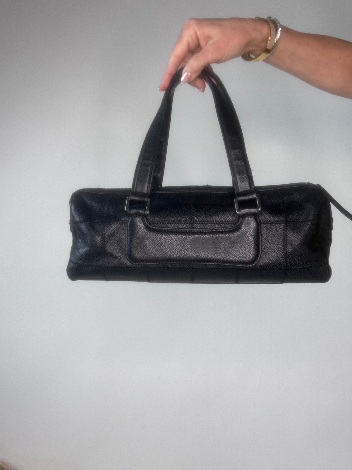 Chanel LAX Bowler East West Caviar Bag
