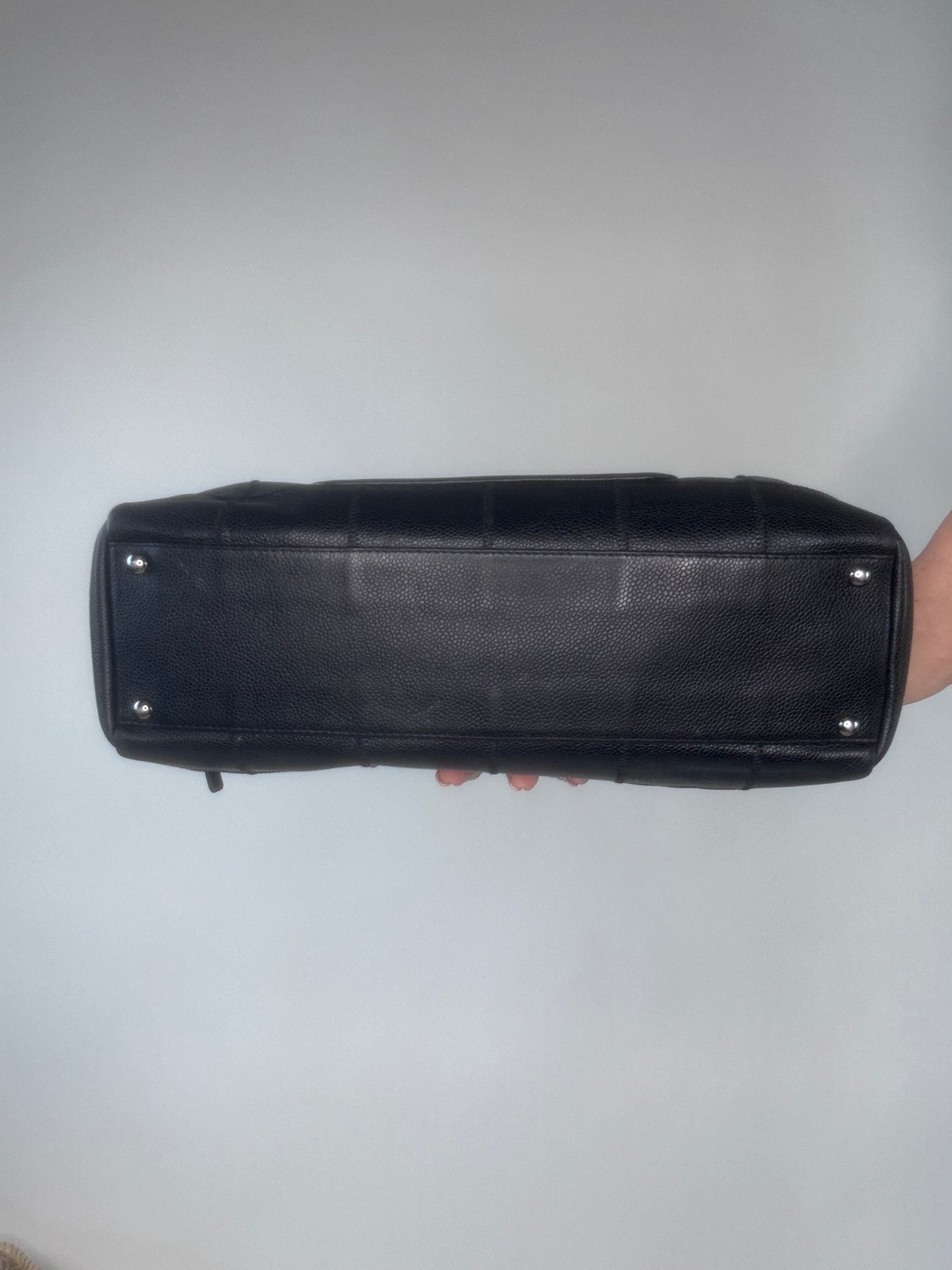 Chanel LAX Bowler East West Caviar Bag
