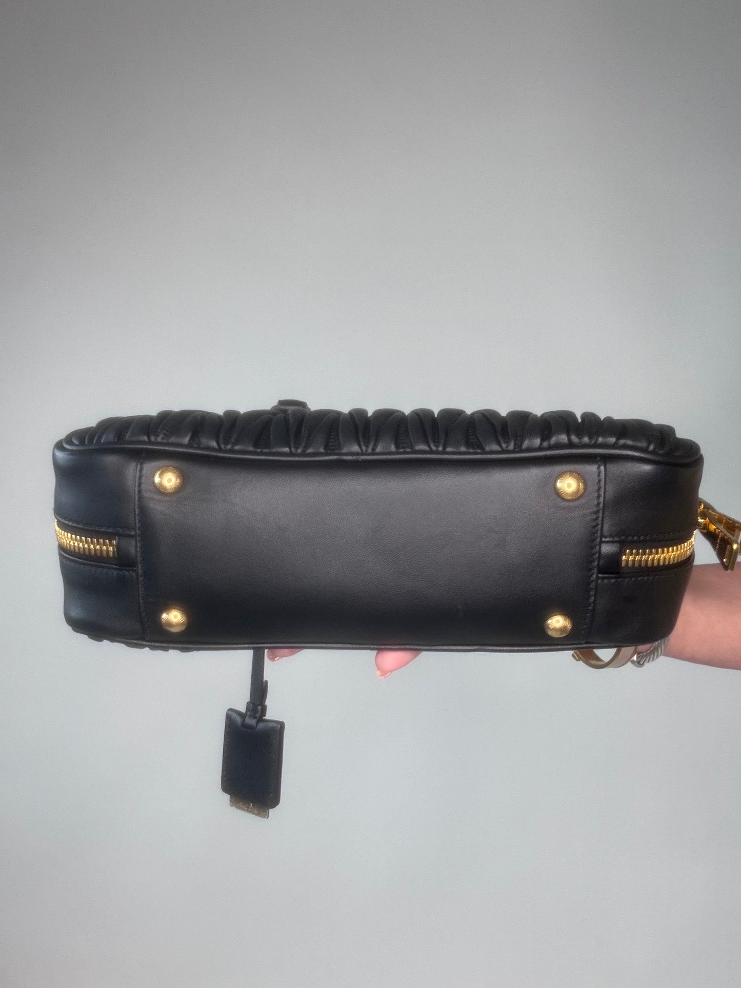 Miu Miu Arcadie Black Leather