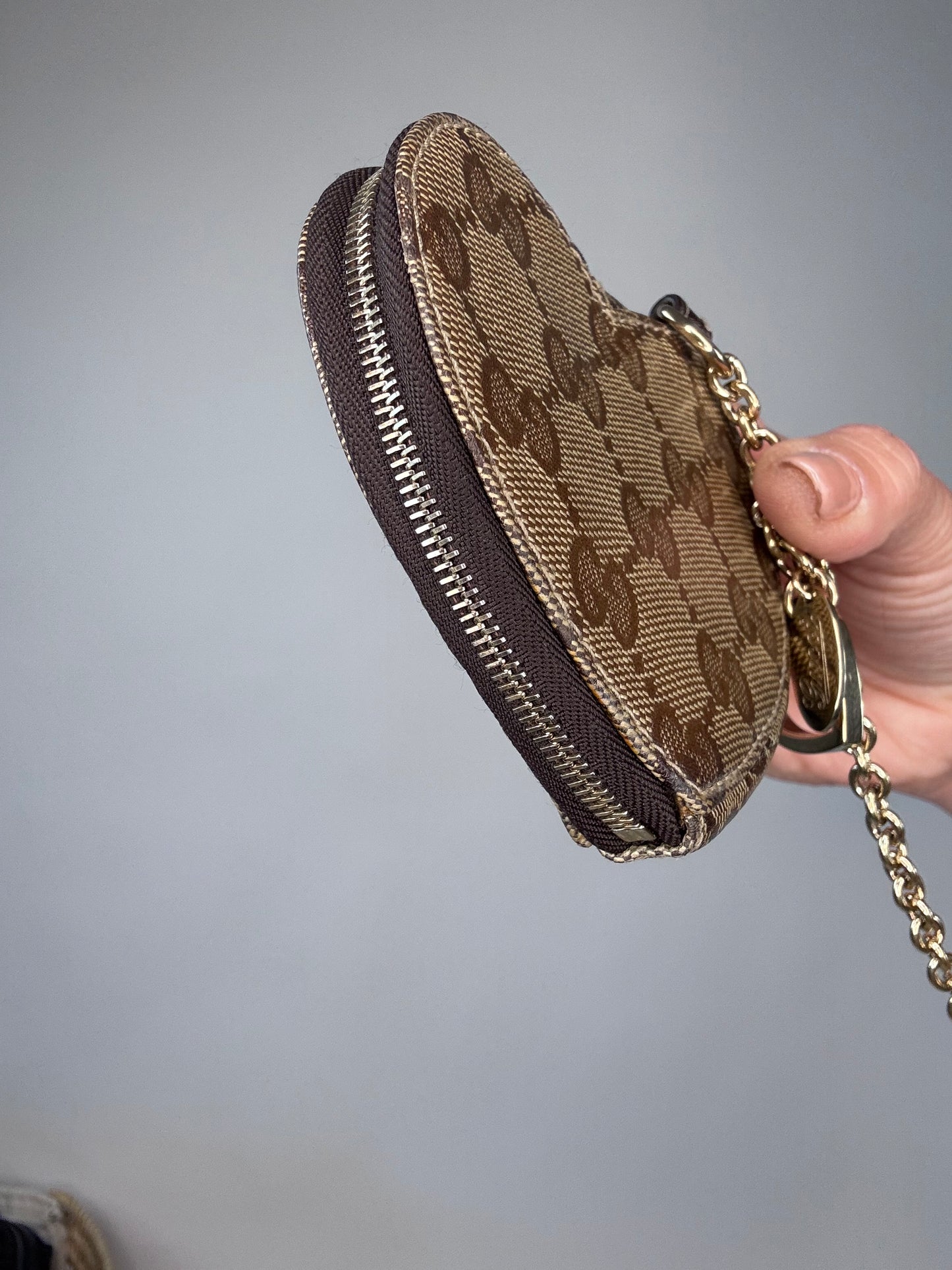 Gucci Monogram Coin Pouch Key Chain