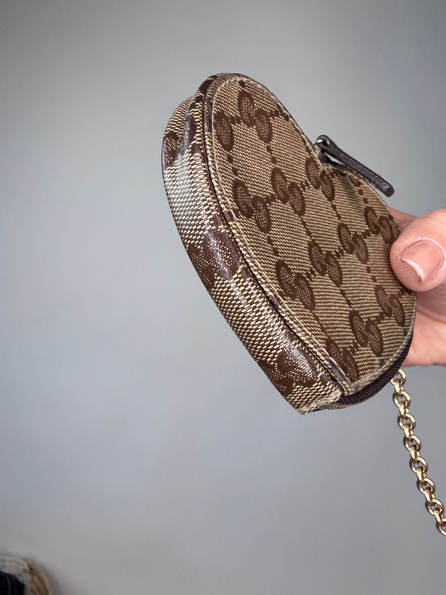 Gucci Monogram Coin Pouch Key Chain
